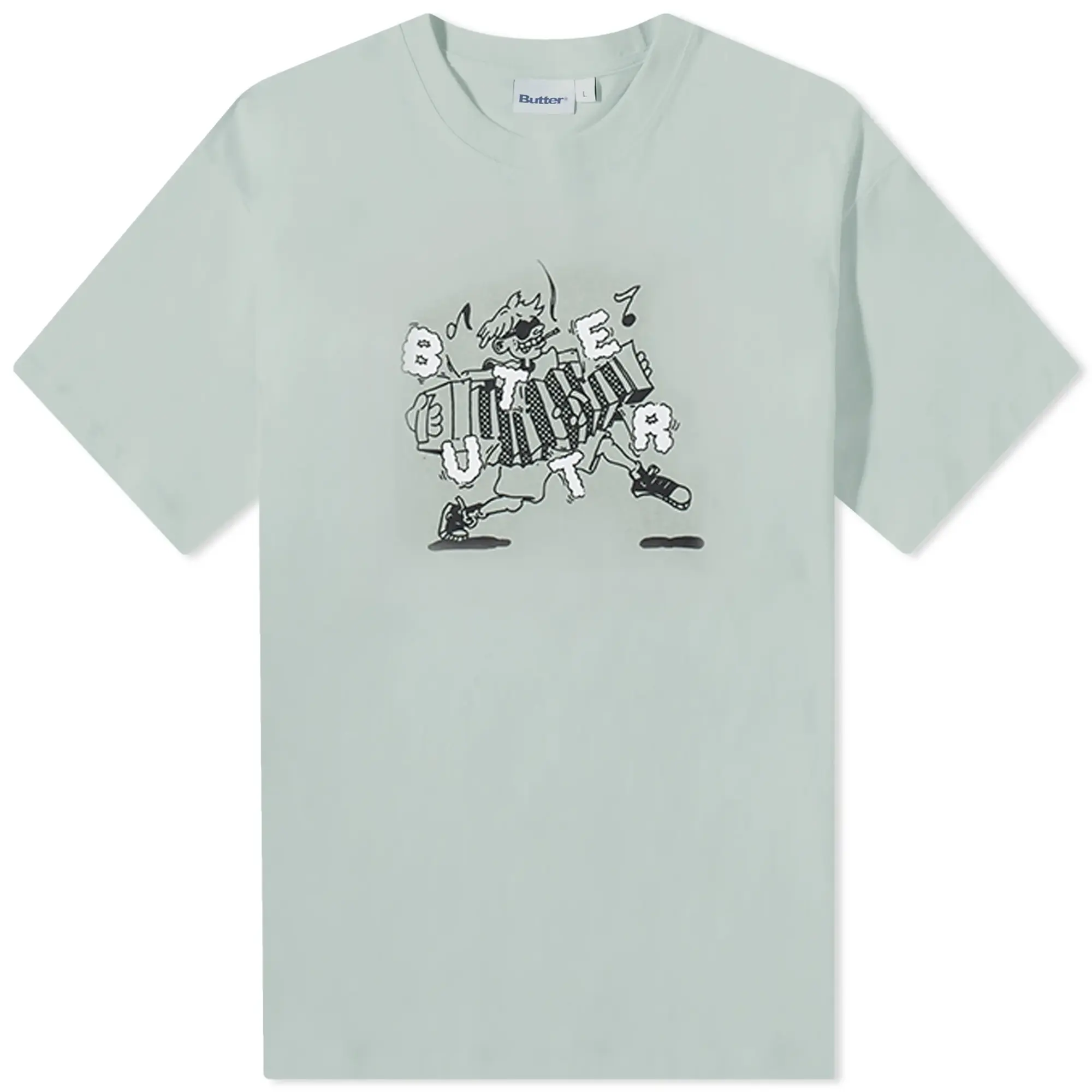 Butter Goods Men's Accordion T-Shirt Ice