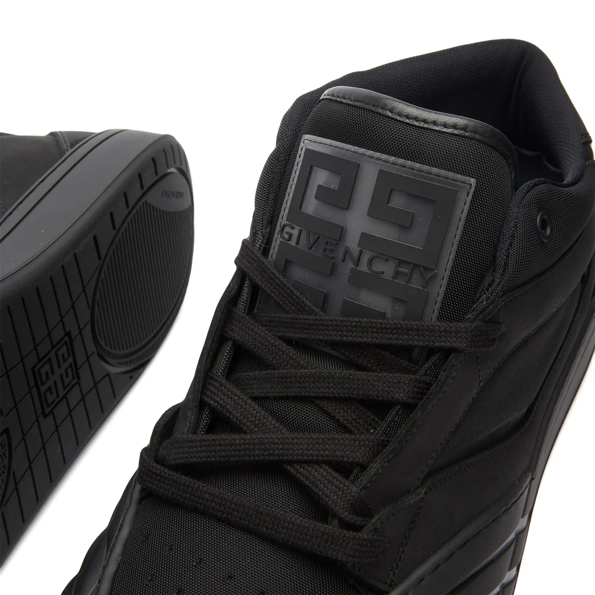 Givenchy Men's New Line Mid Sneakers Black