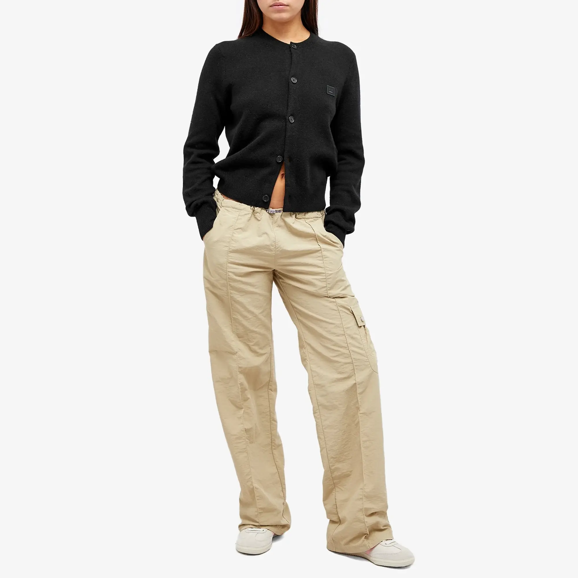 Peachy Den Women's Isabella Recycled Nylon Trousers Trench