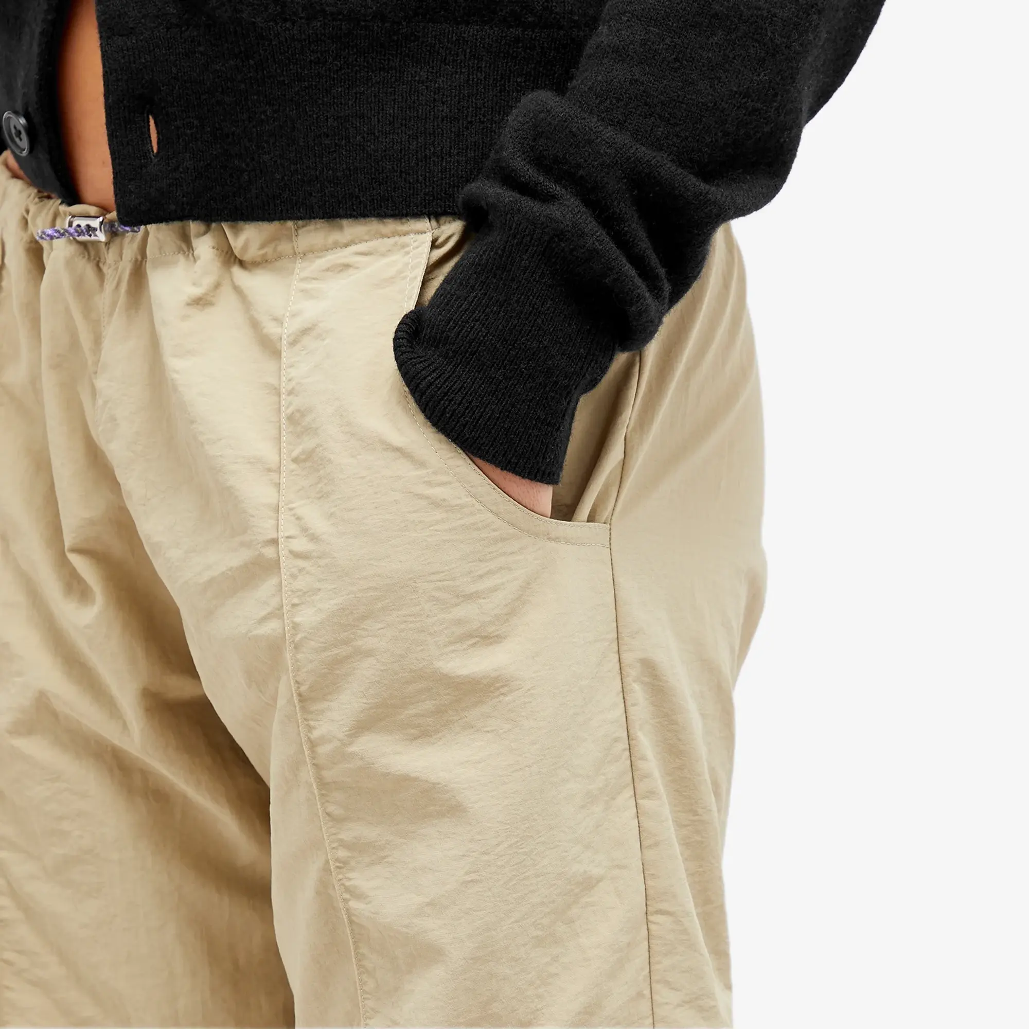 Peachy Den Women's Isabella Recycled Nylon Trousers Trench