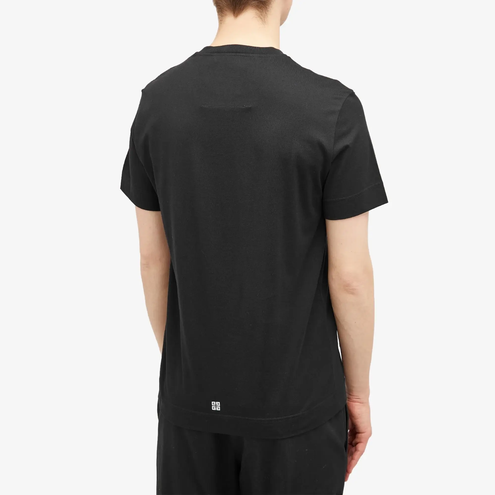 Givenchy Men's 4G Stamp Logo T-Shirt Black