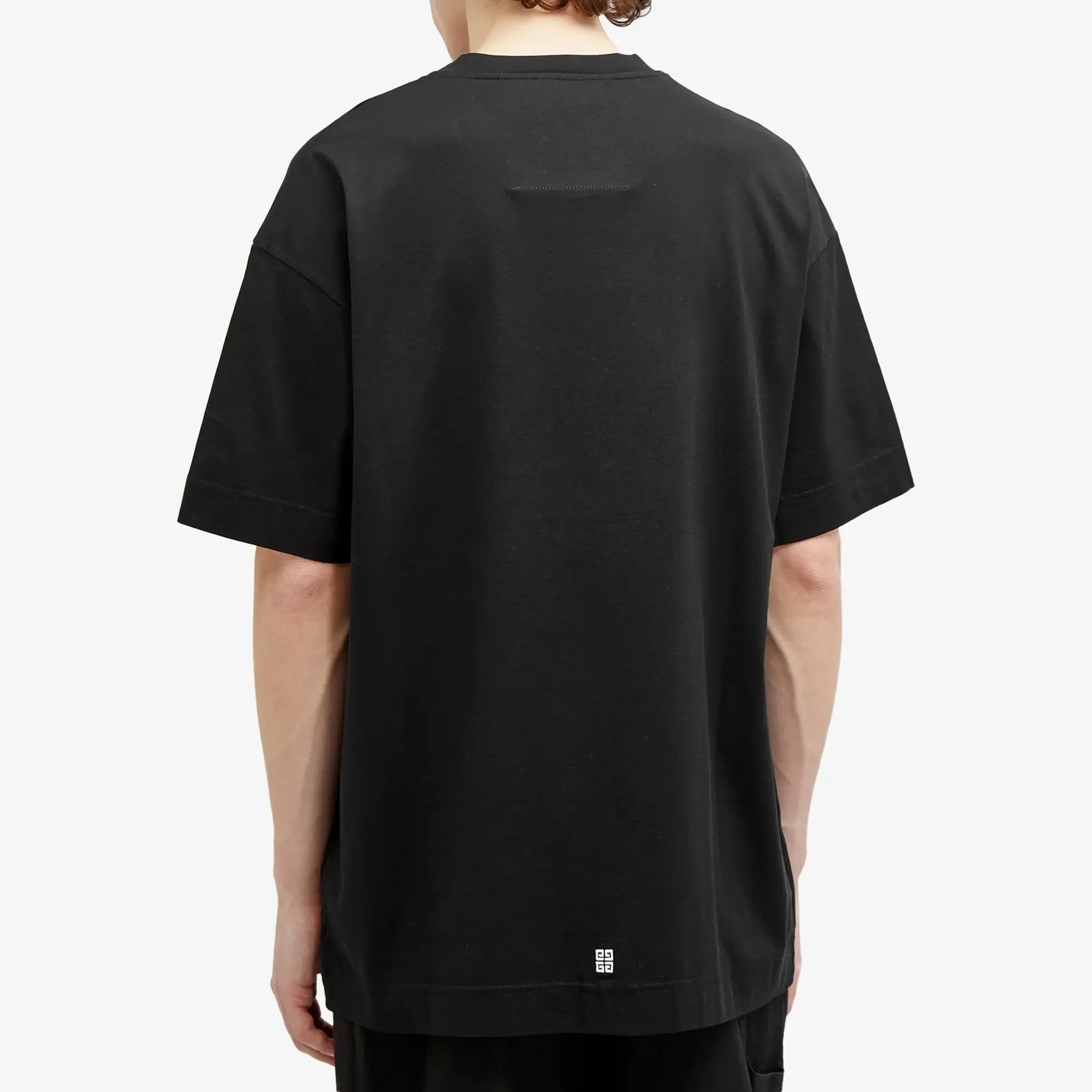 Givenchy Men's Crest Logo T-Shirt Black