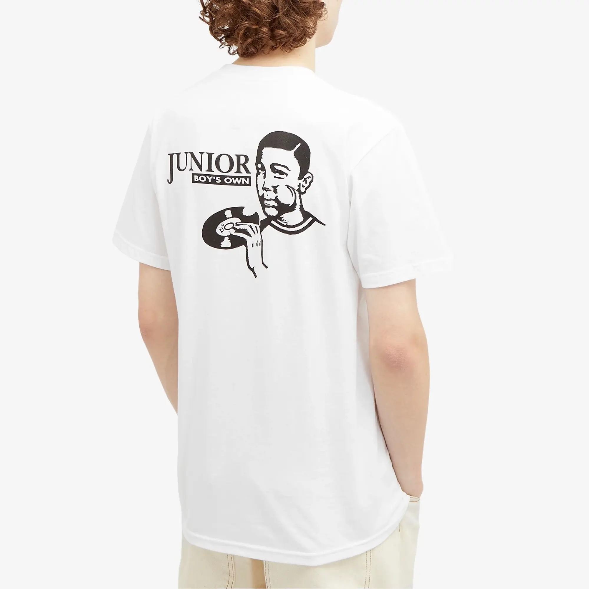 Boys Own Men's Classic Junior Boys Logo T-Shirt White