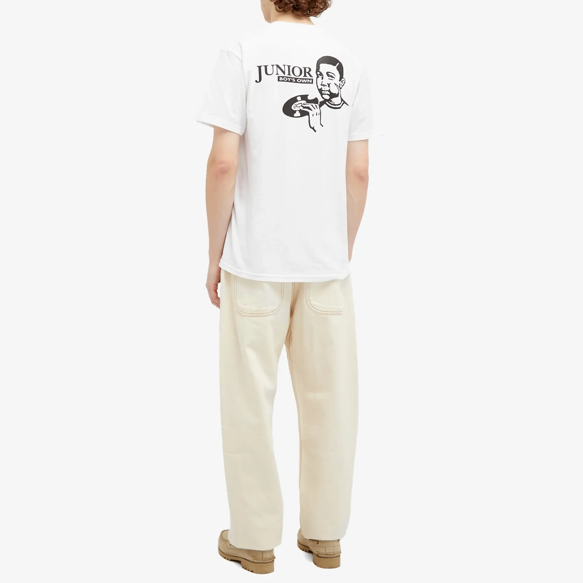 Boys Own Men's Classic Junior Boys Logo T-Shirt White