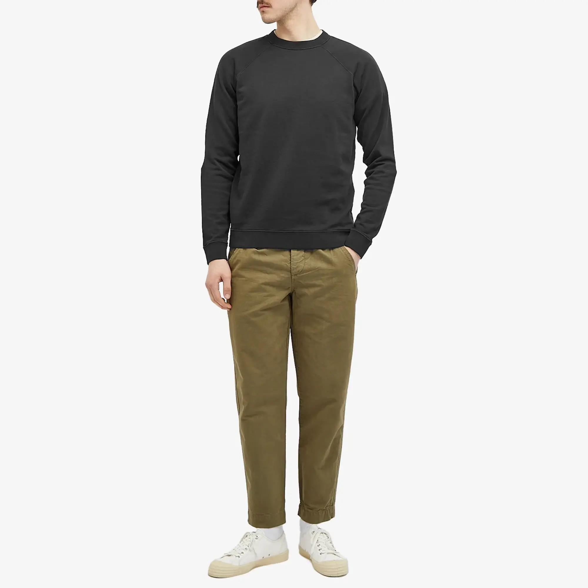 Folk Men's Rivet Sweat Black