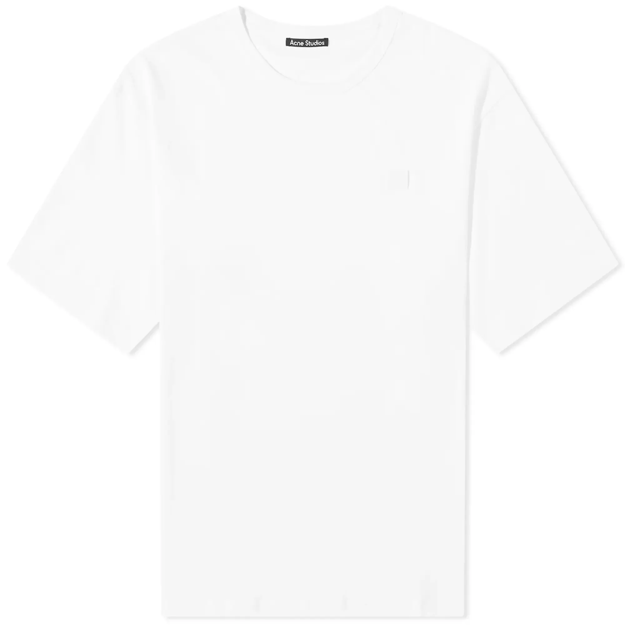 Acne Studios Exford Face T-Shirt Optic White