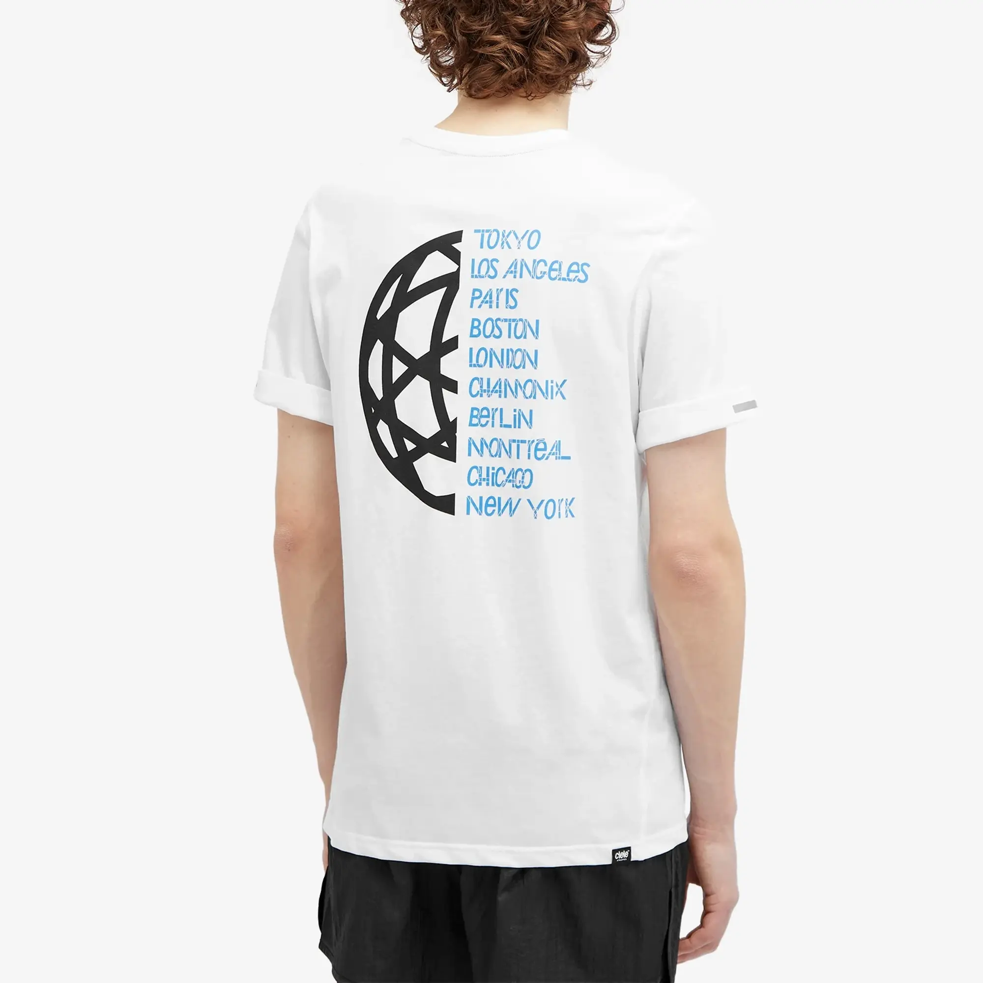 Quick Ciele Athletics Men's WWM Tour Graphic T-Shirt White