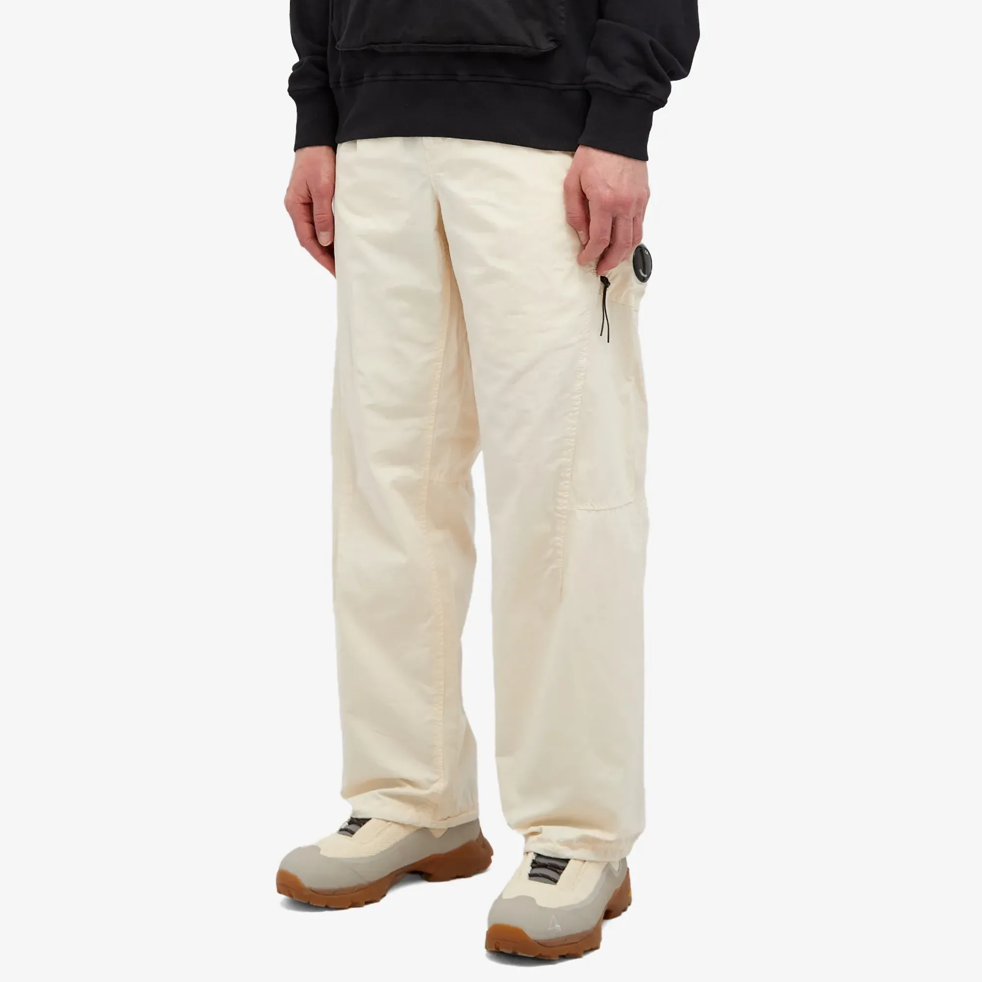 C.P. Company Men's Micro Reps Loose Utility Pants Pistachio Shell