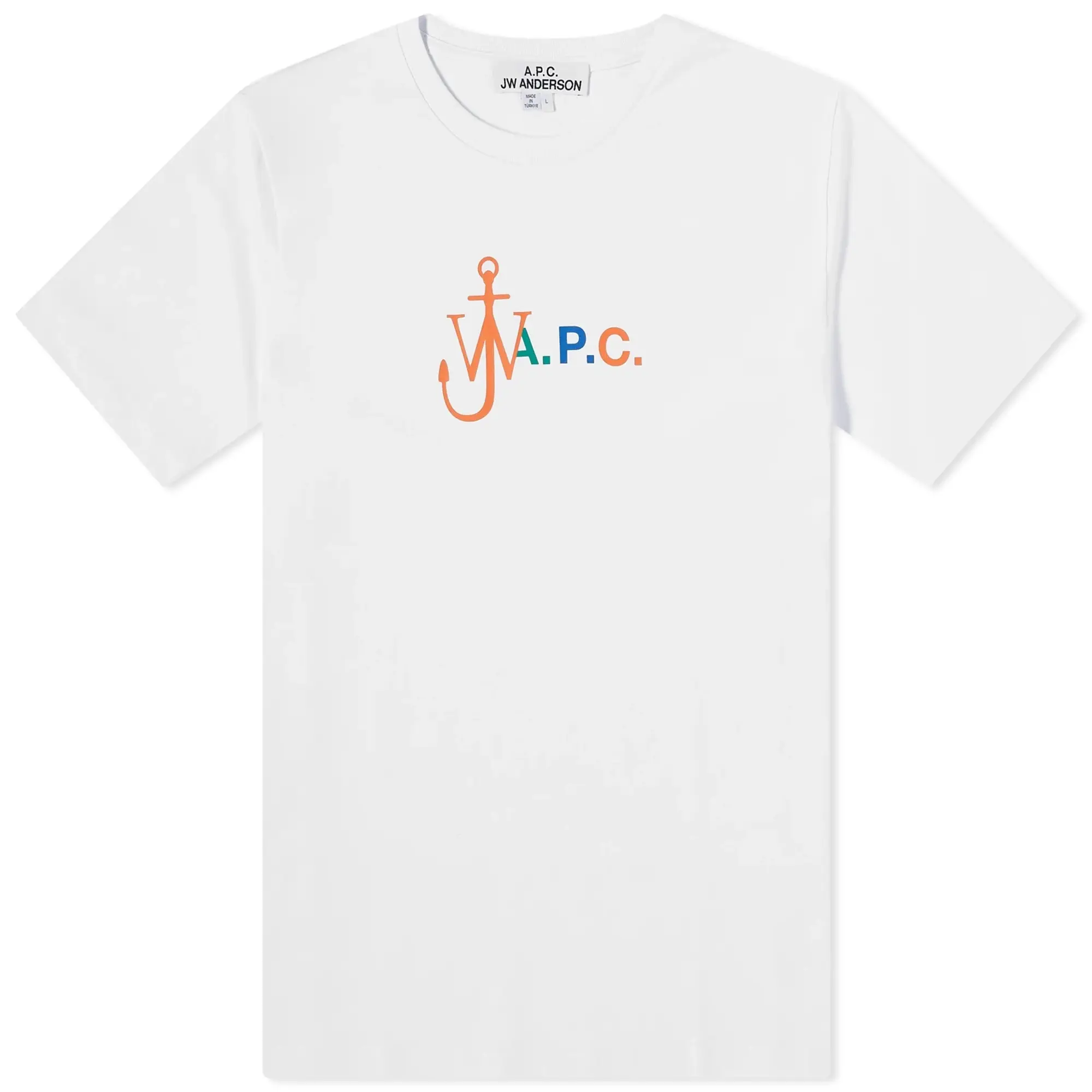 A.P.C. X Jw Anderson Tee Anchor Men Shortsleeves White