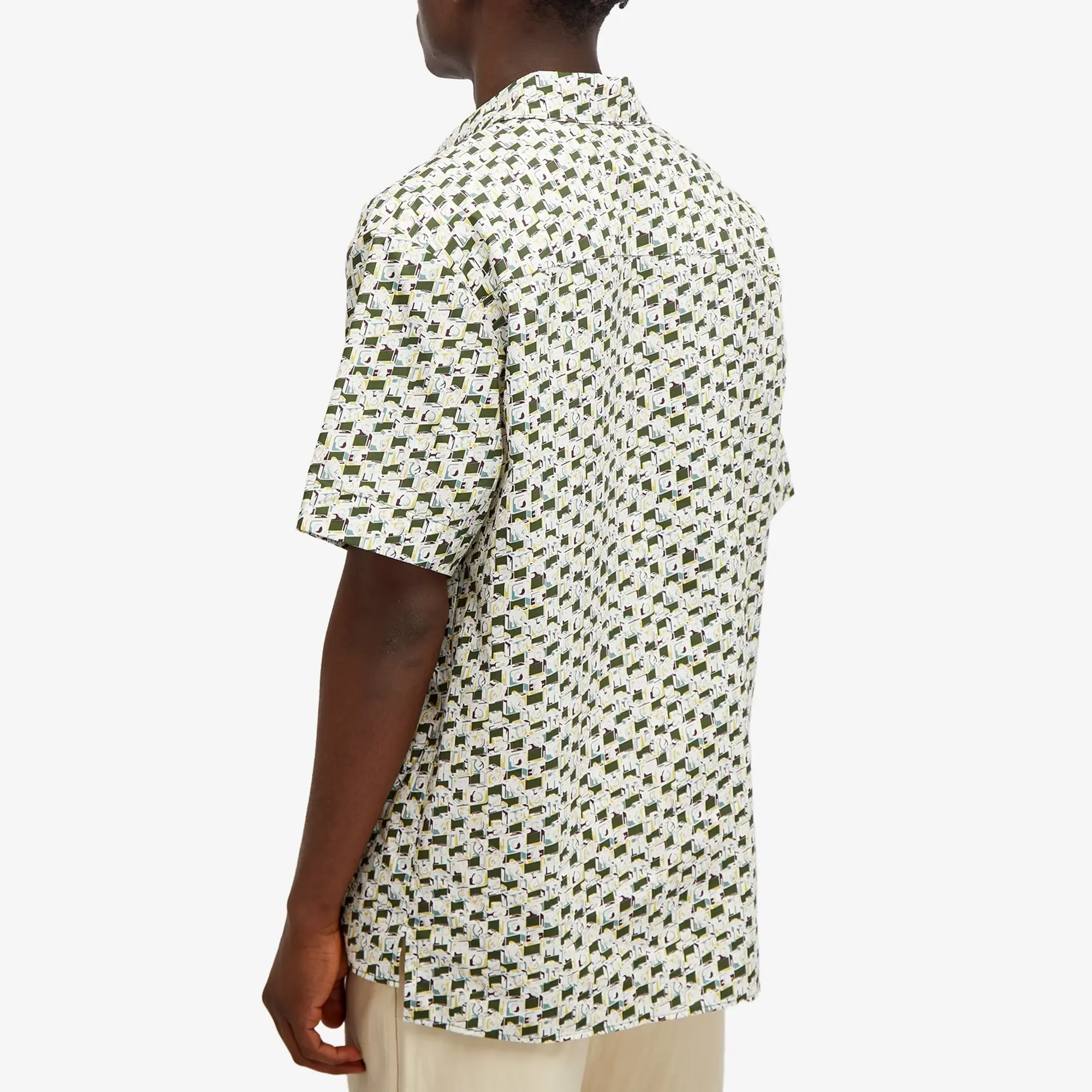A.P.C. Men's Ross Short Sleeve Shirt Dark Green