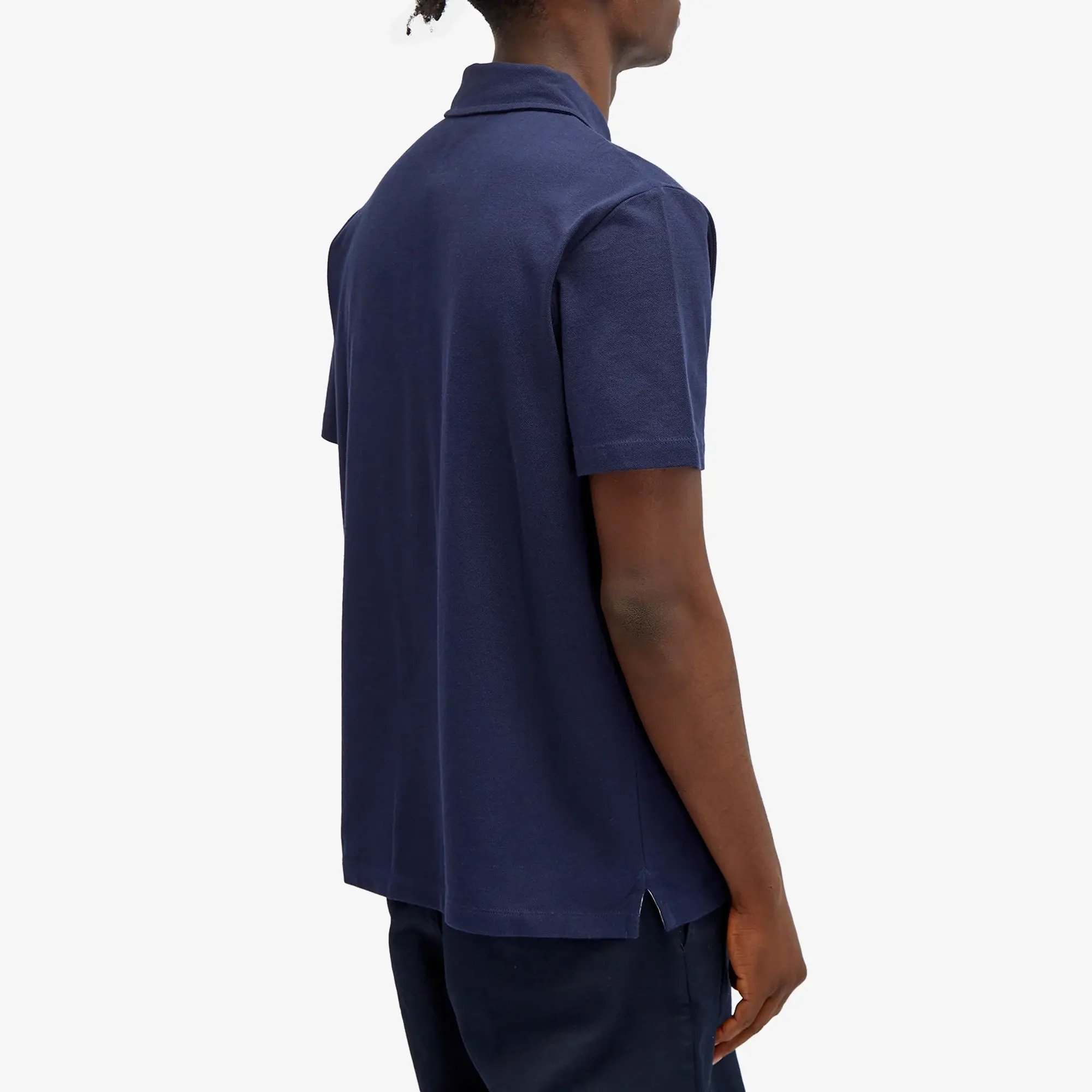 A.P.C. Men's Carter Logo Polo Dark Navy