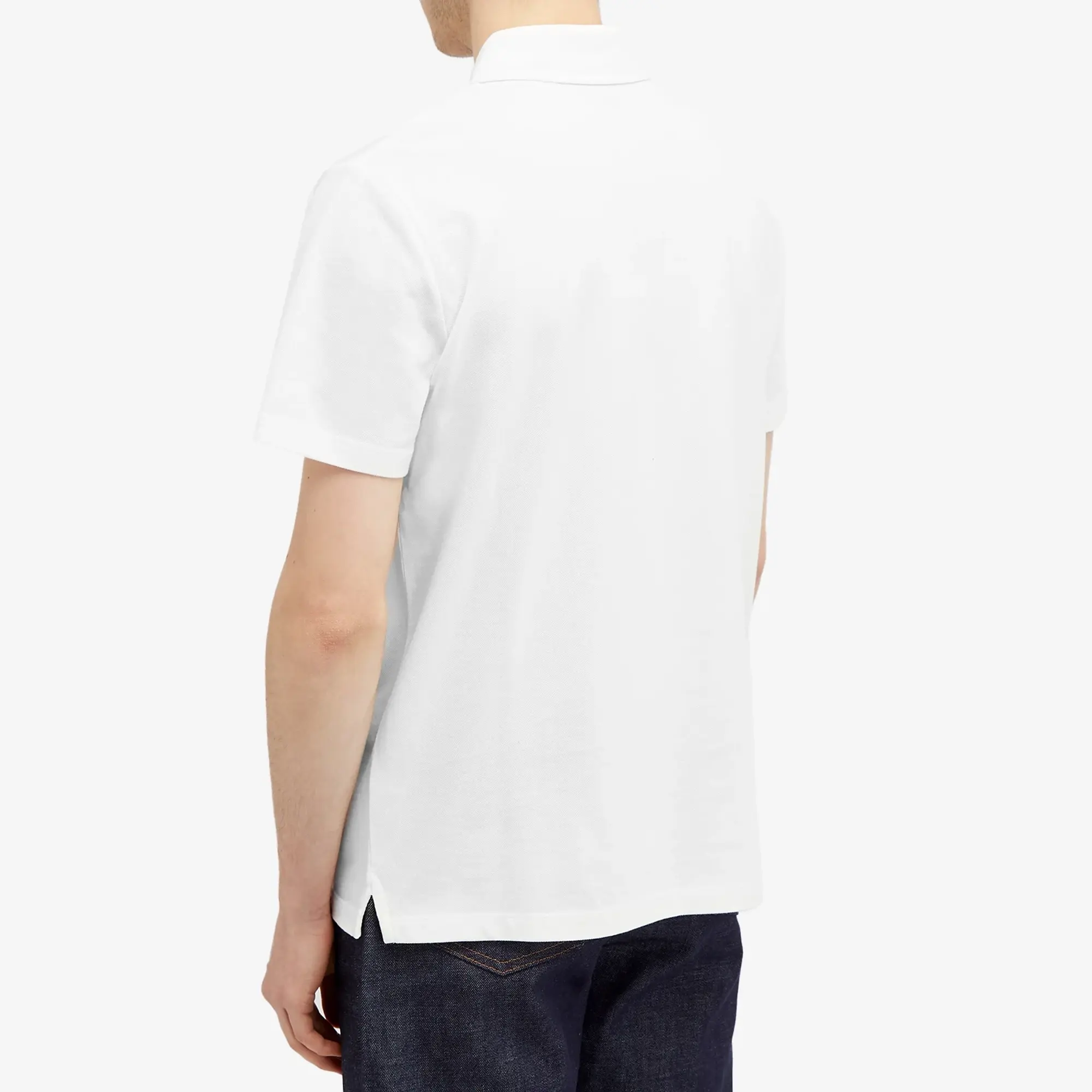 A.P.C. Men's Carter Logo Polo White