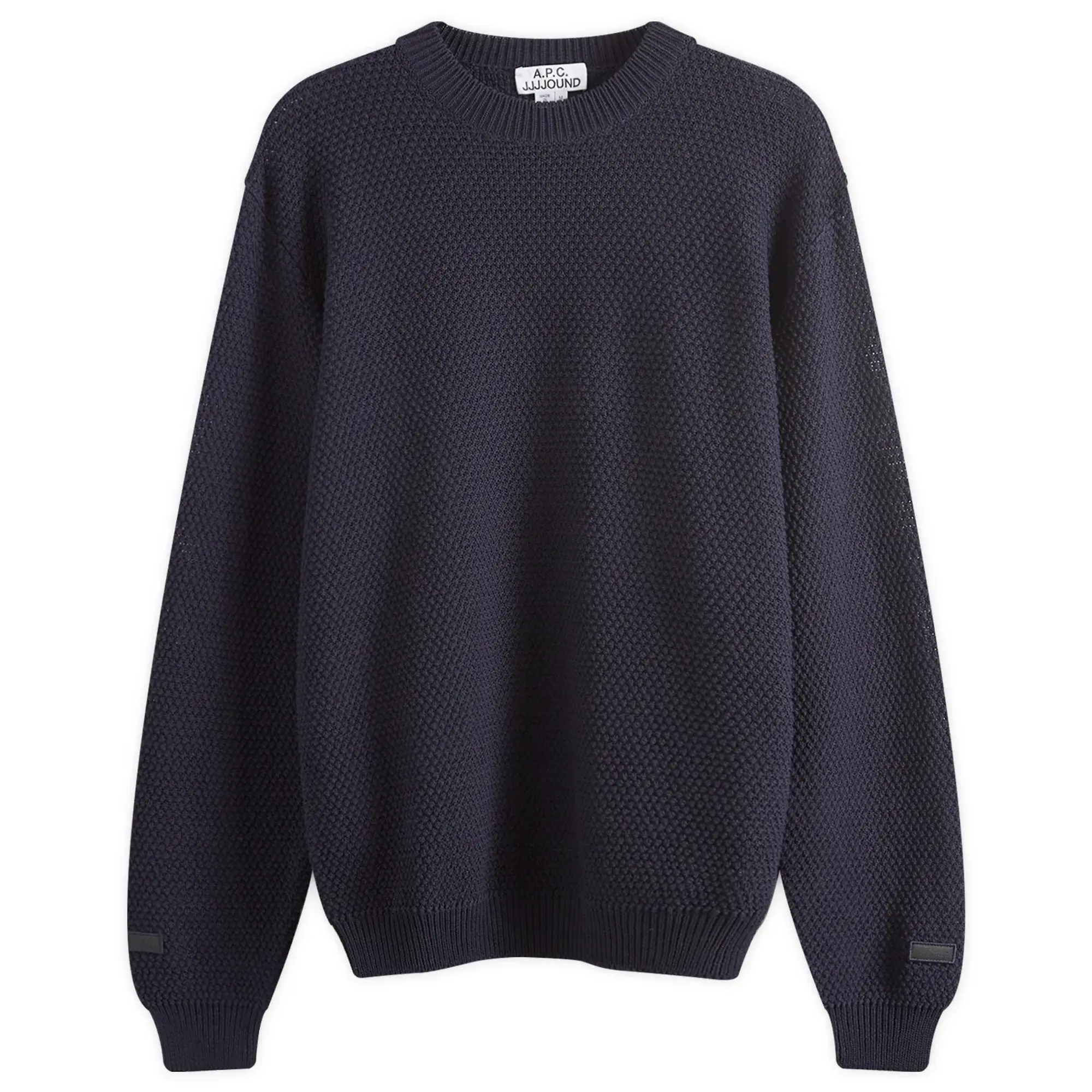 A.P.C. Men's x JJJJound Crew Knit Sweat Dark Navy