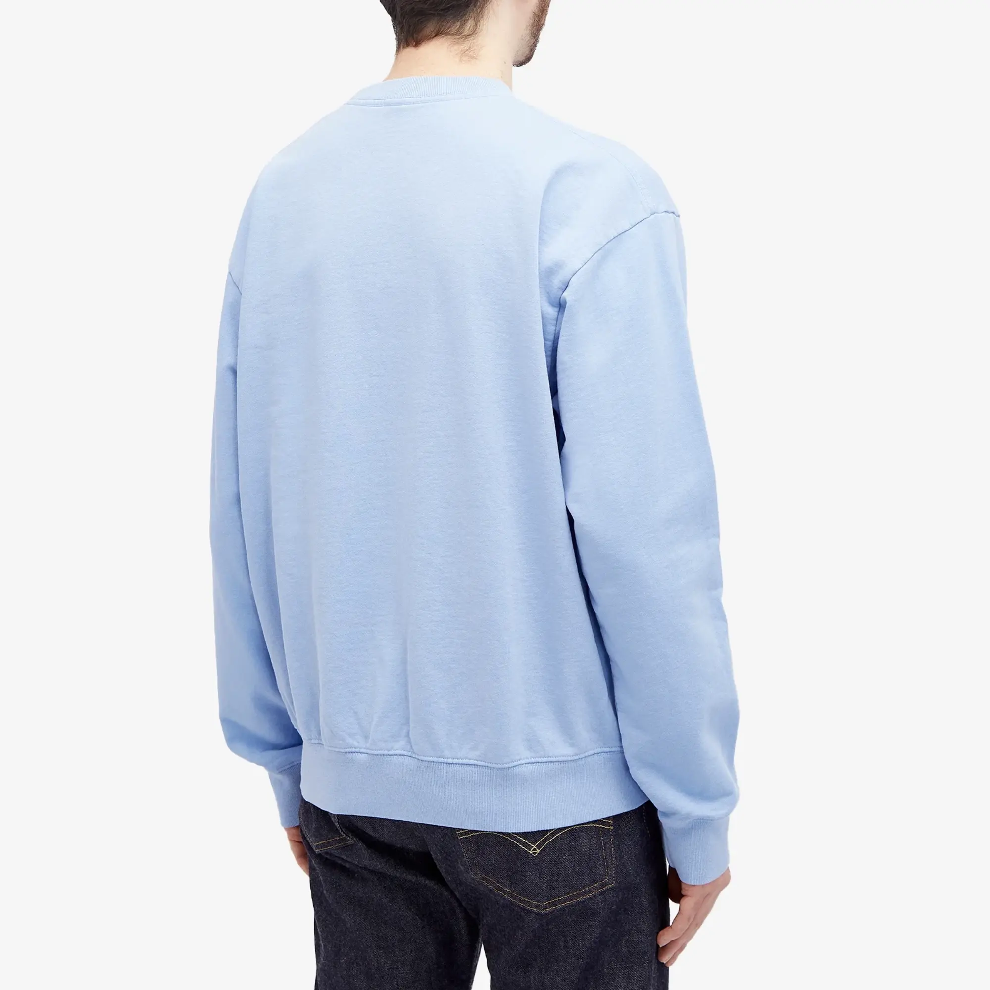 Sporty & Rich Men's Monte Carlo Crew Sweat Periwinkle/White