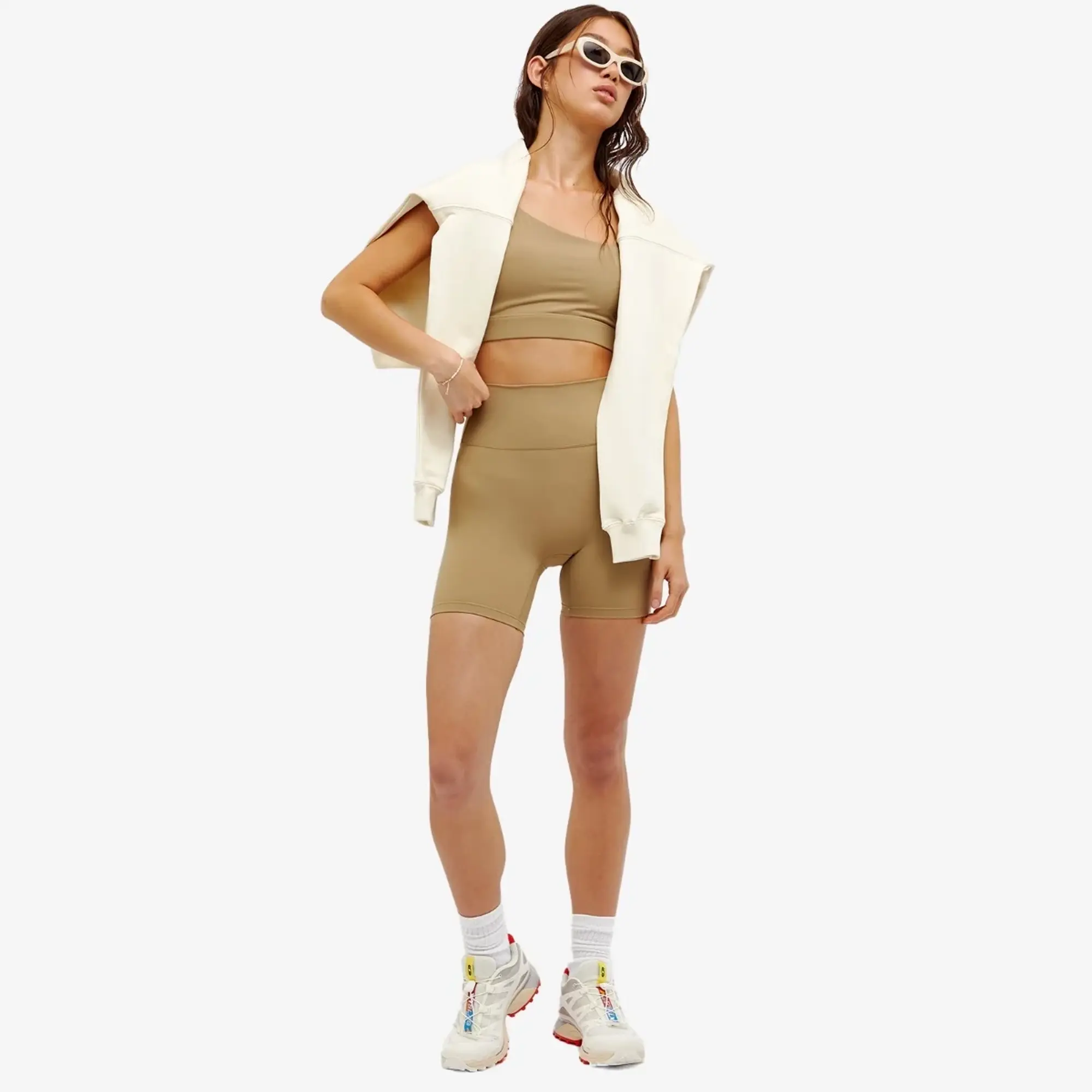 Adanola Women's Ultimate Crop Shorts Deep Sand