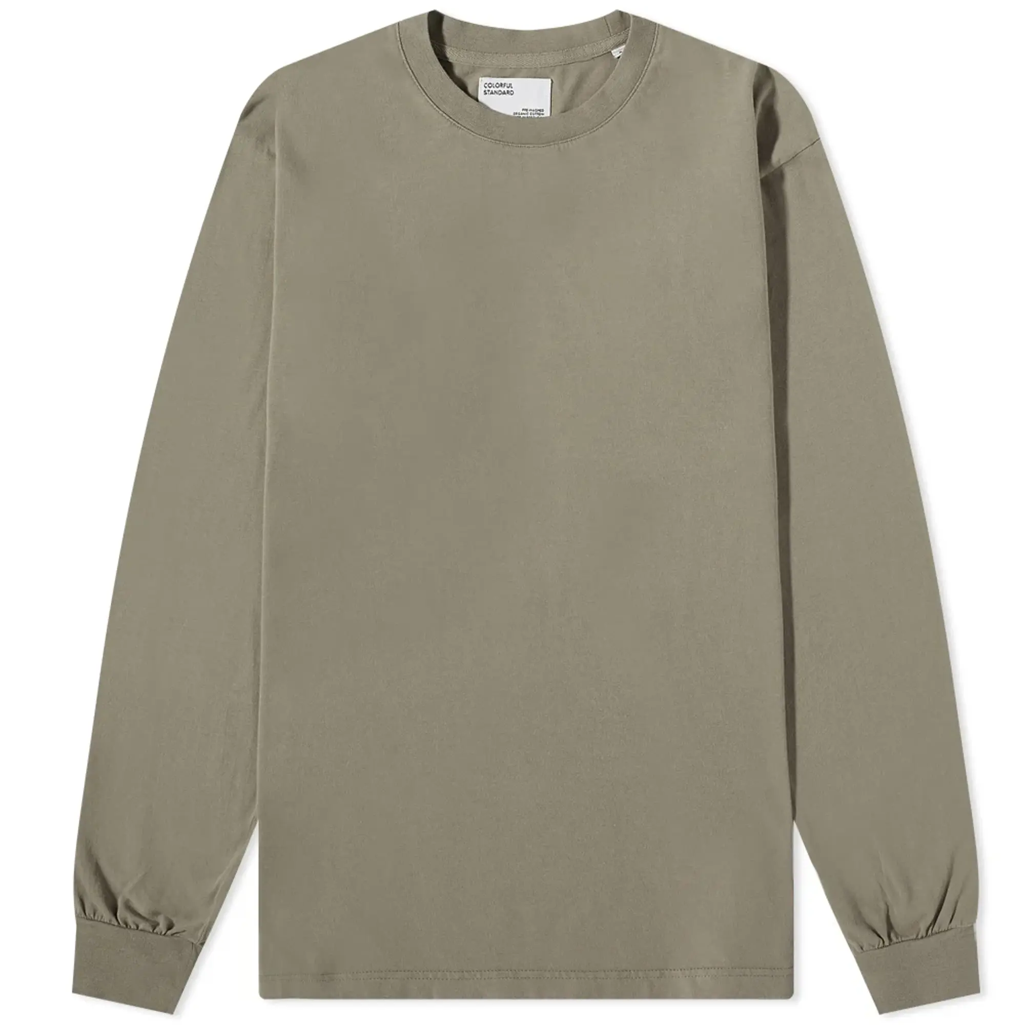 Colorful Standard Men's Long Sleeve Oversized Organic T-Shirt DstyOlv