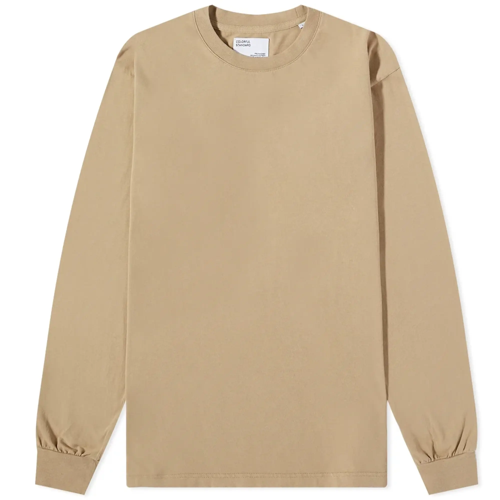 Colorful Standard Men's Long Sleeve Oversized Organic T-Shirt DsrtKhk