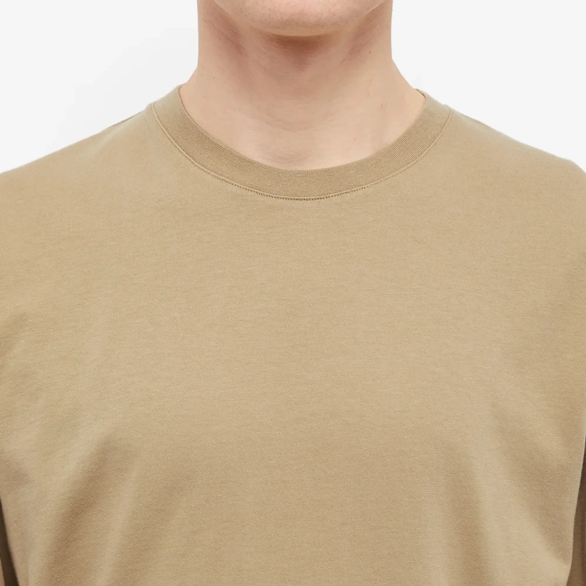 Colorful Standard Men's Long Sleeve Oversized Organic T-Shirt DsrtKhk
