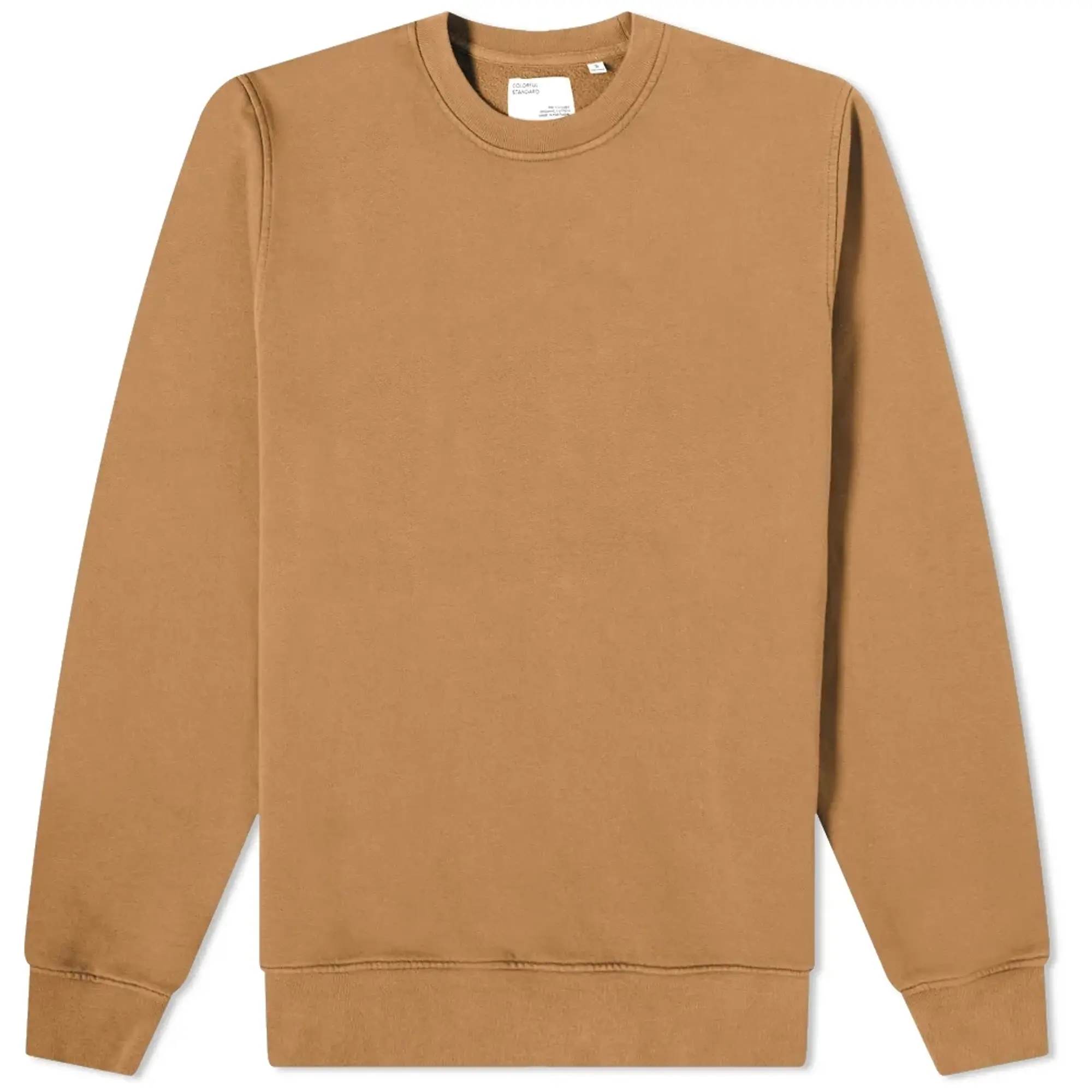 Colorful Standard Men's Classic Organic Crew Sweat Sahara Camel
