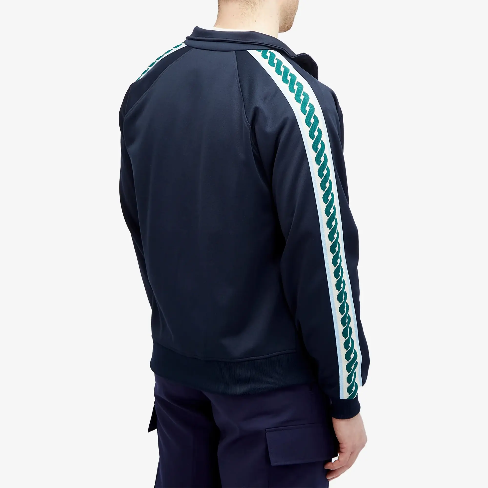 Drôle de Monsieur Men's Tape Track jacket Navy