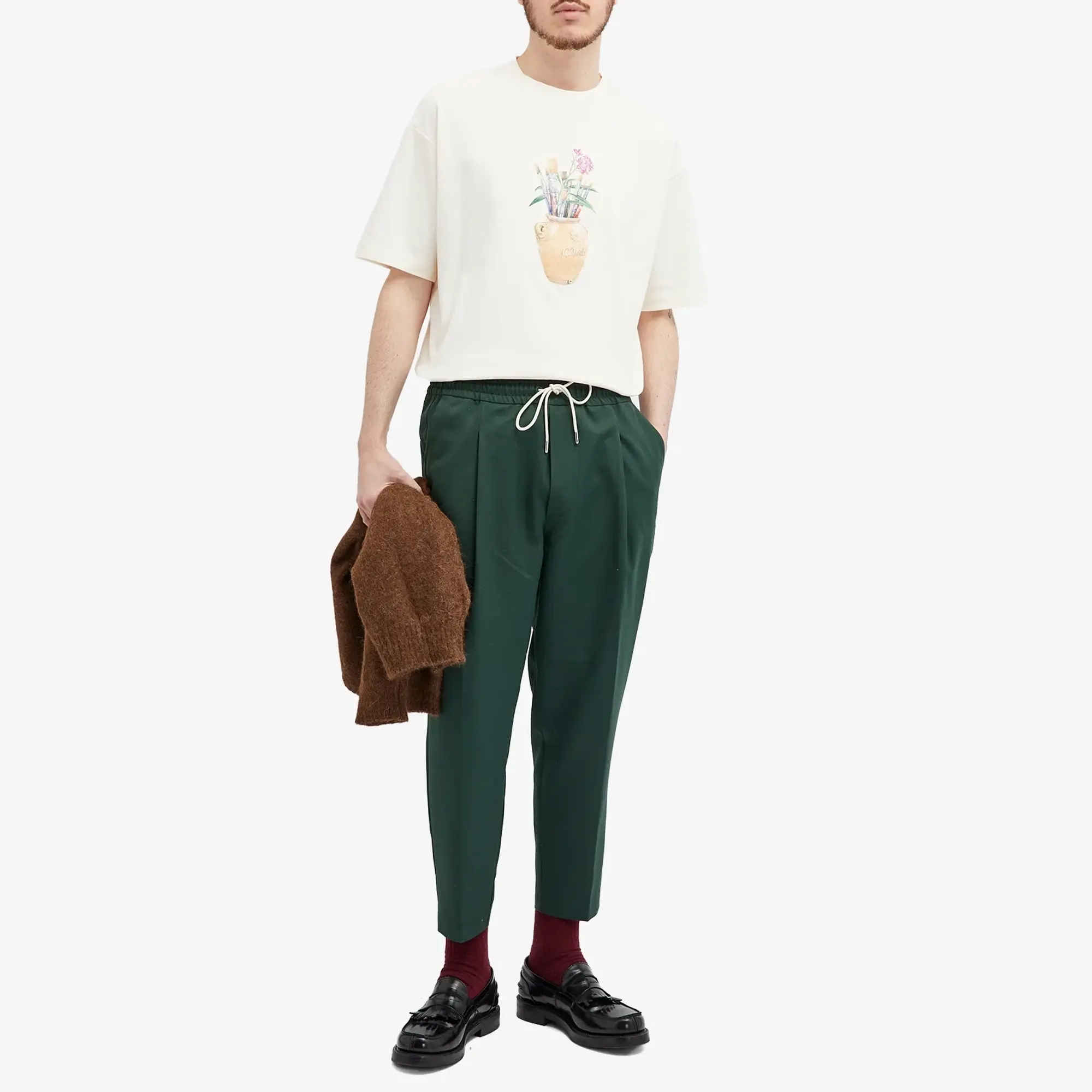 Drôle de Monsieur Pinceaux T-Shirt - Cream