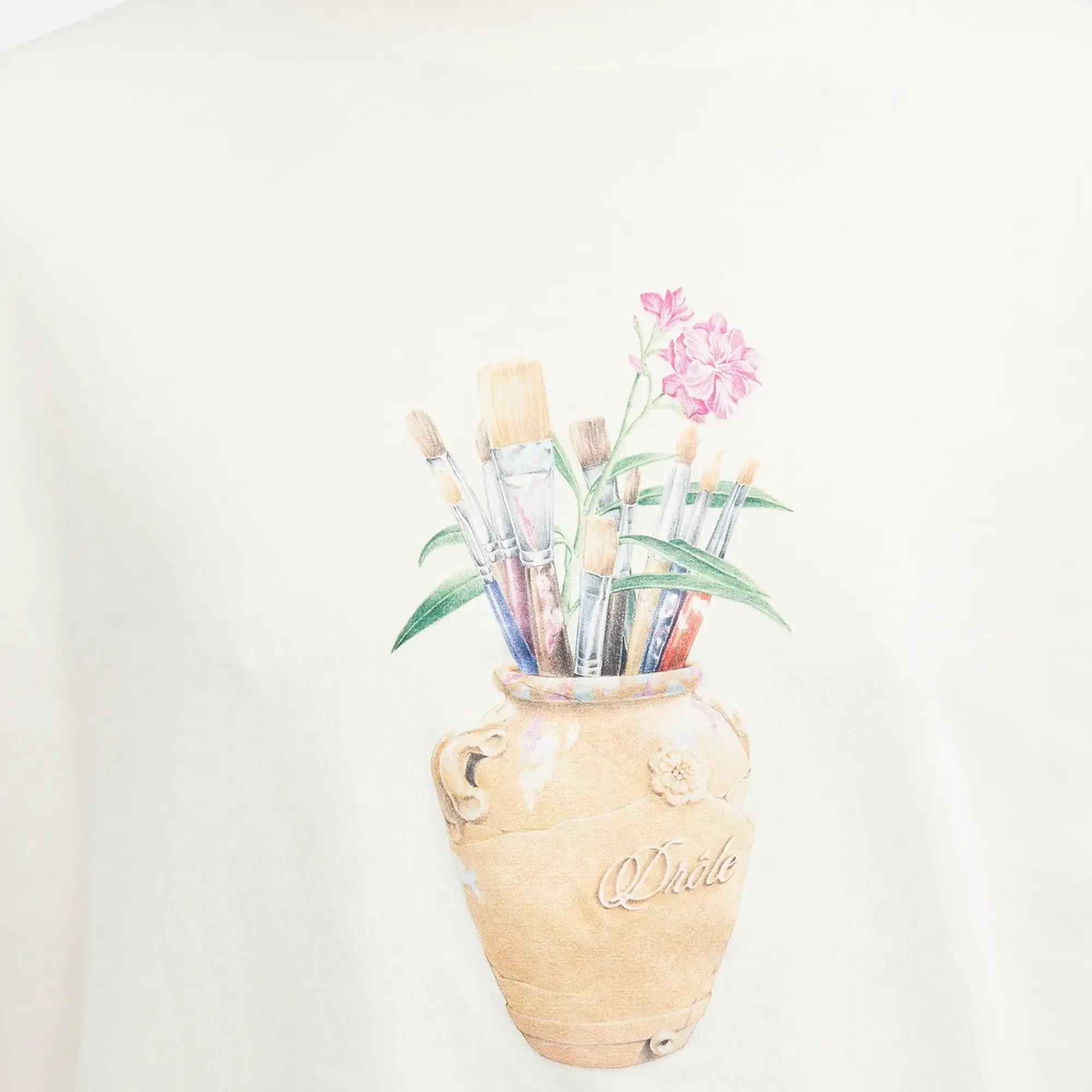 Drôle de Monsieur Pinceaux T-Shirt - Cream