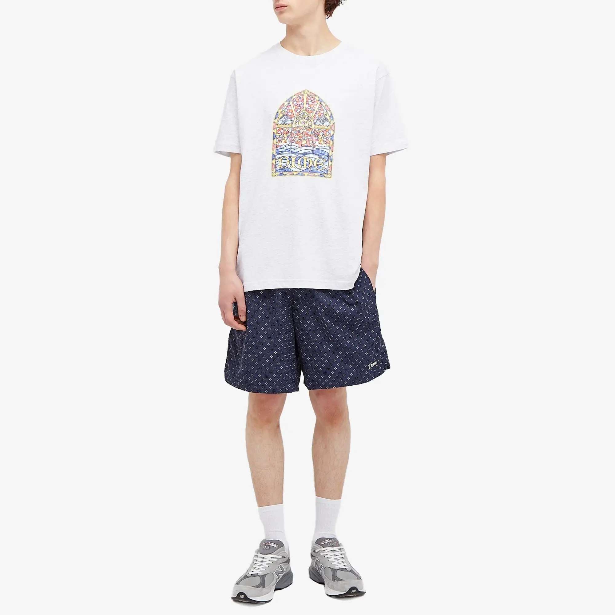 【DIME】HOLY T-SHIRT / ASH Dime Men's Holy T-Shirt Ash - Curated Menswear