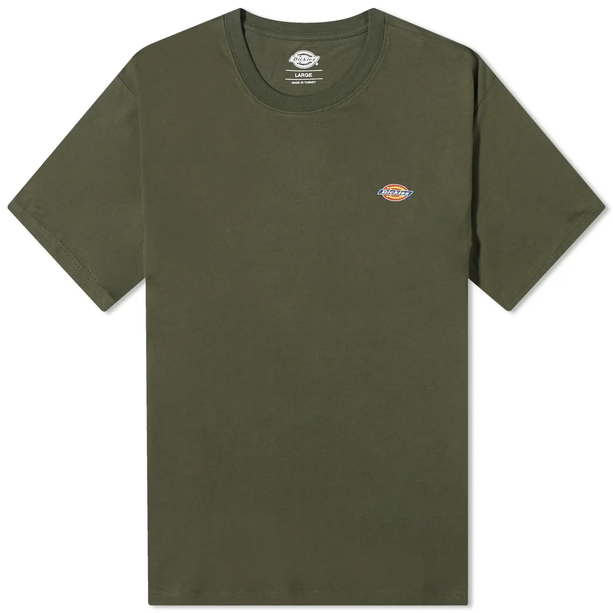 Dickies Mapleton Small Logo T-Shirt In Olive Green