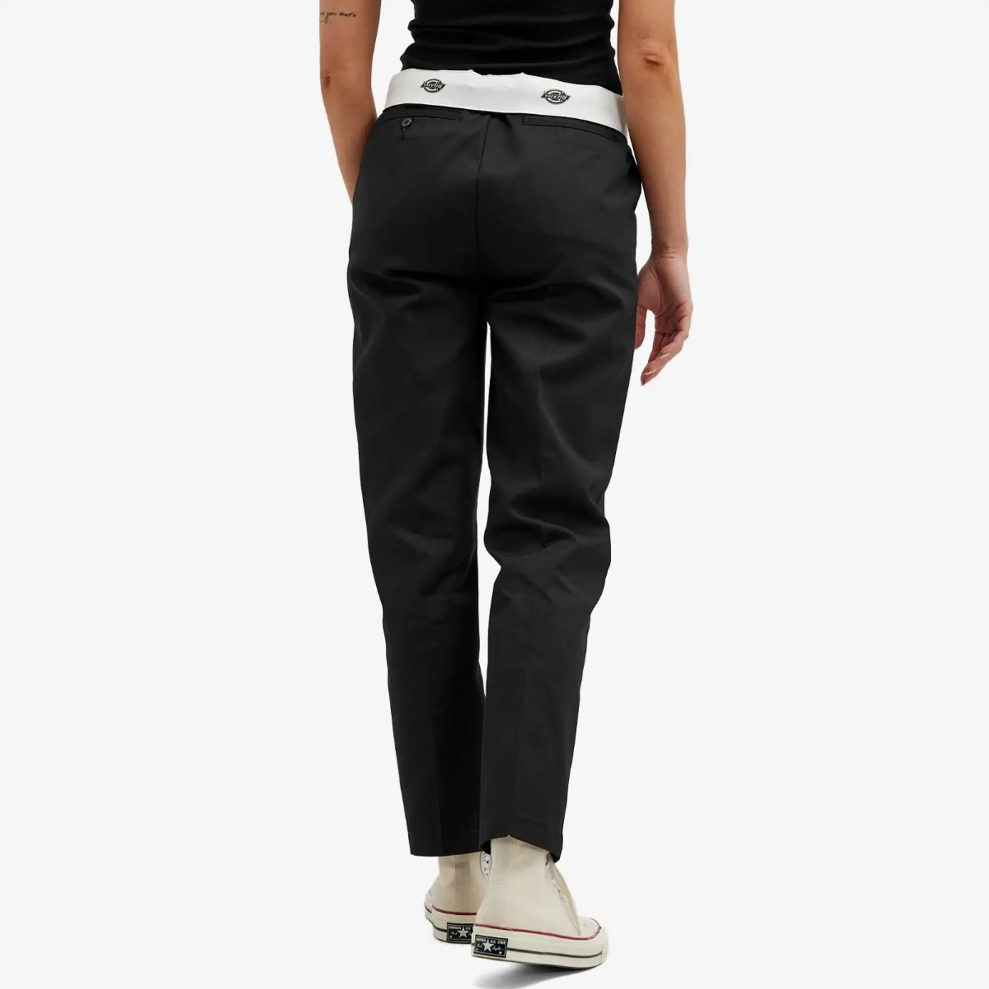 Dickies Women's Phoenix Straight Cropped Pant Black