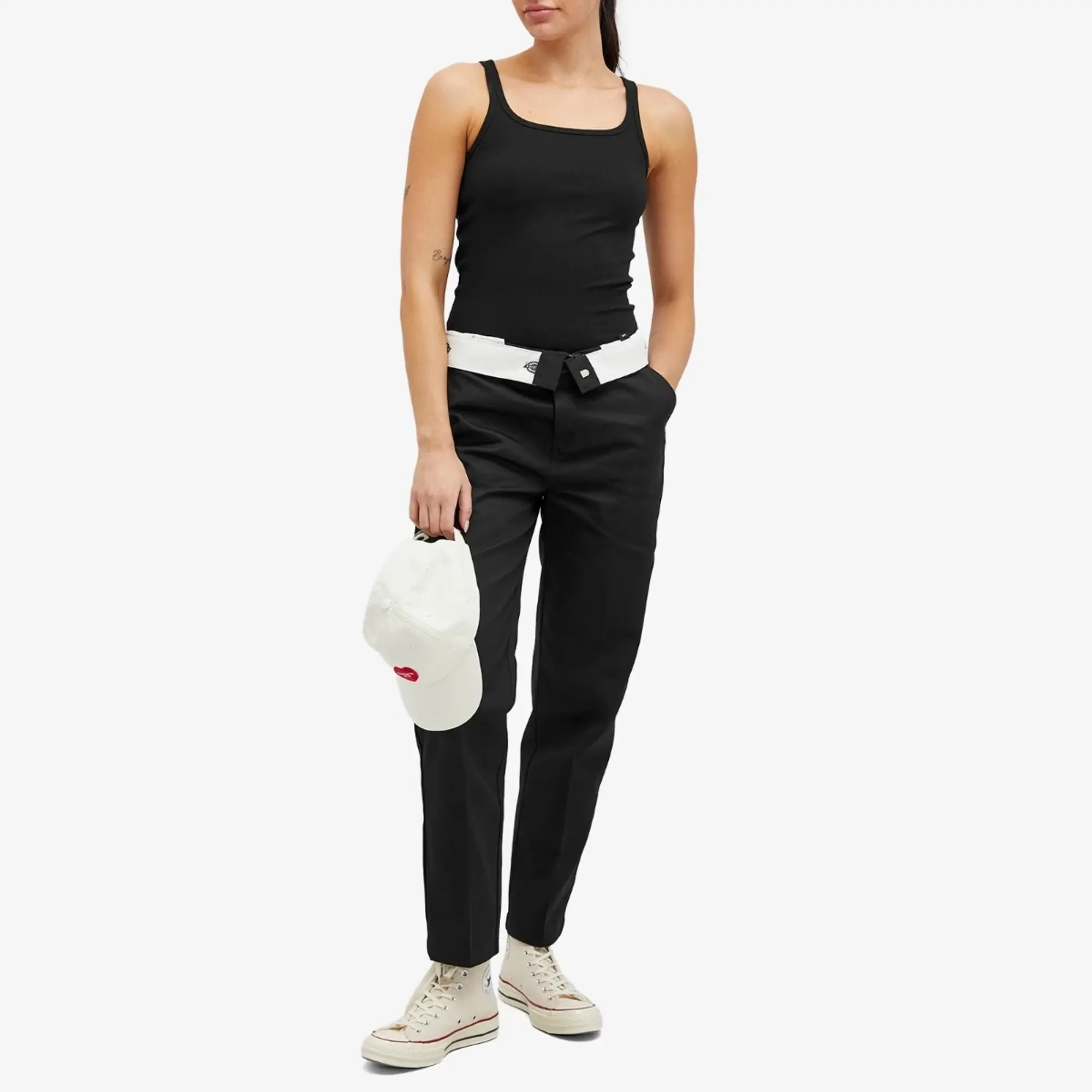 Dickies Women's Phoenix Straight Cropped Pant Black