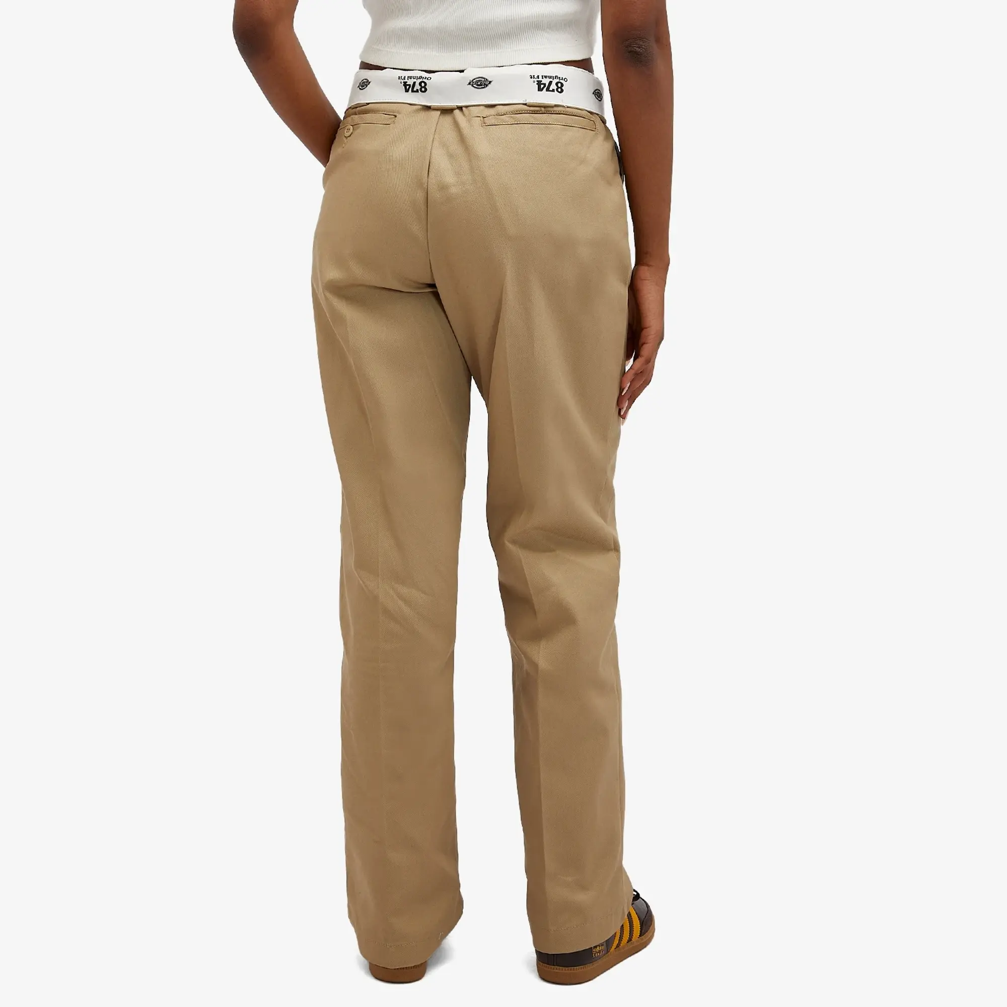 Dickies Women's 874 Classic Straight Pants Khaki