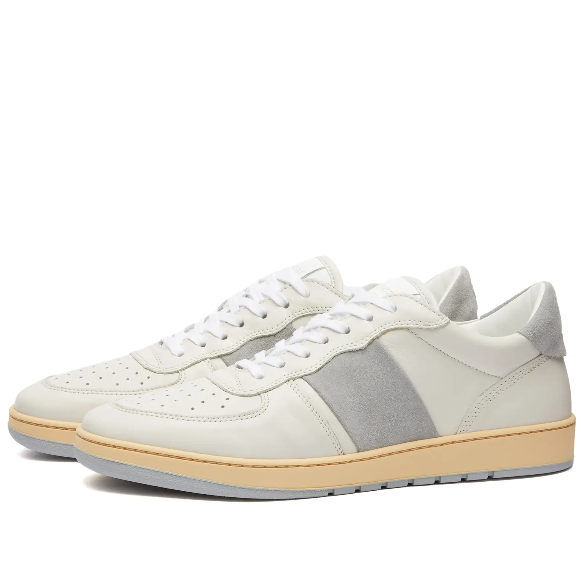 Collegium Men's Pillar Destroyer Low Sneaker Off-White/Grey
