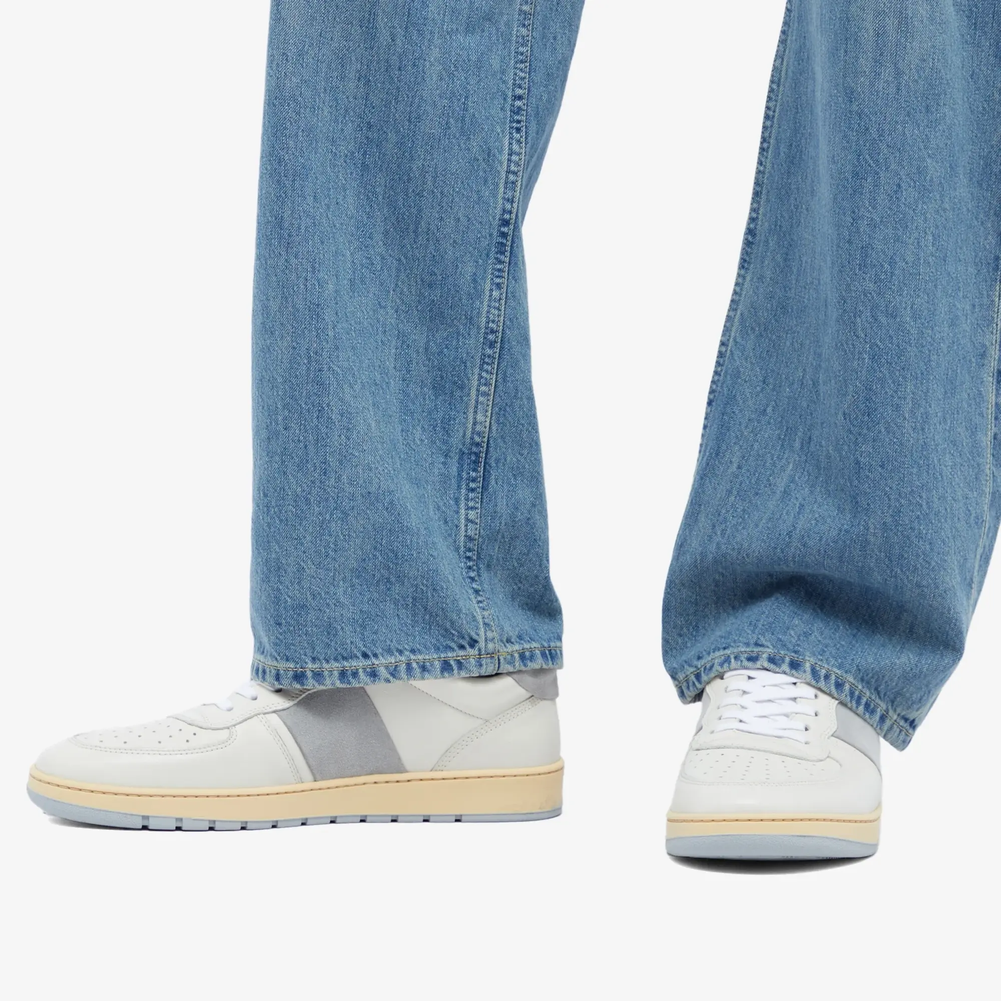 Collegium Men's Pillar Destroyer Low Sneaker Off-White/Grey