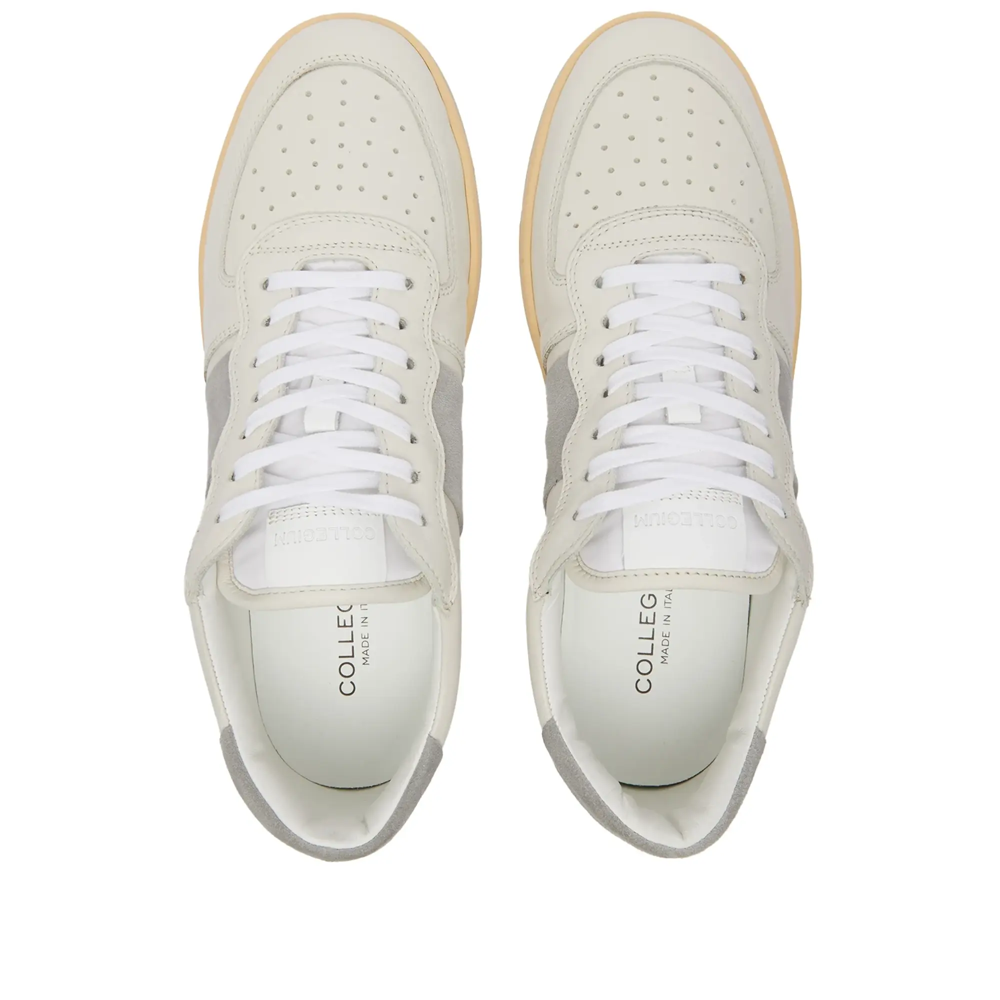 Collegium Men's Pillar Destroyer Low Sneaker Off-White/Grey