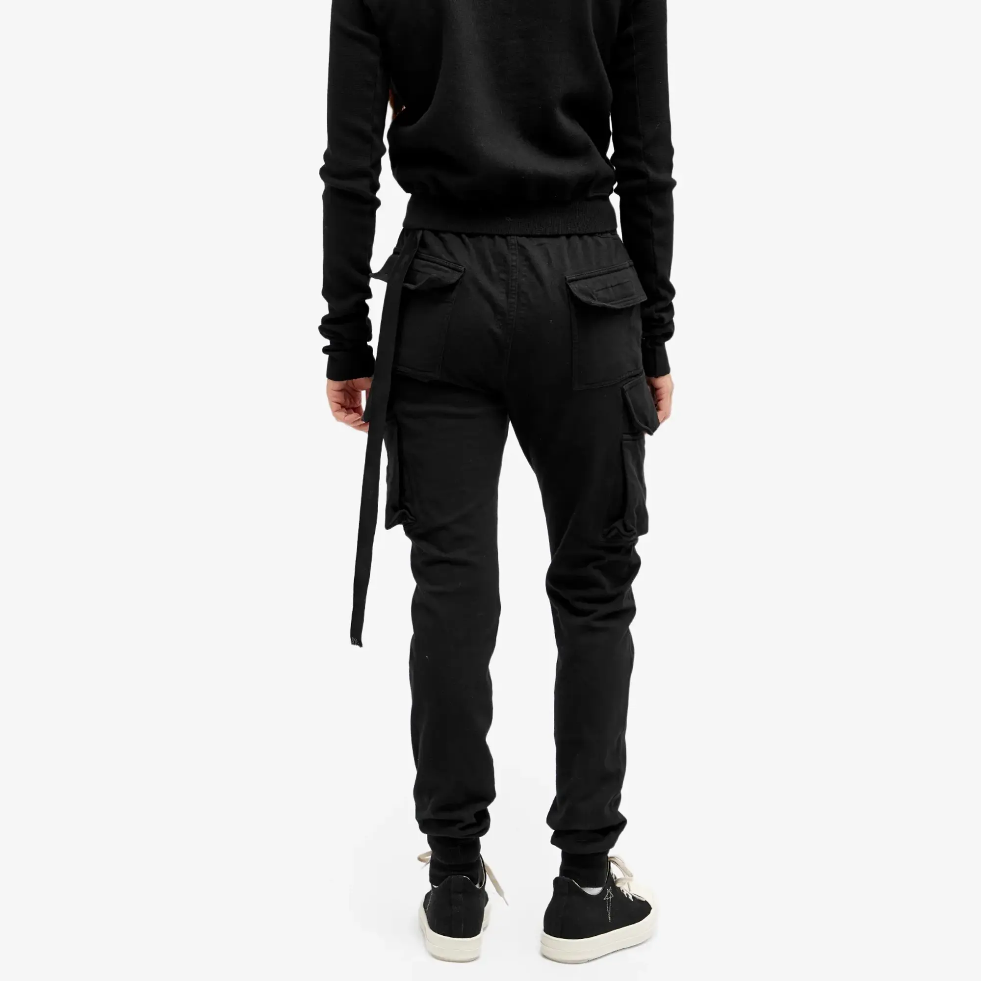 Rick Owens DRKSHDW Women s Mastodon Cut Combat Sweat Pants Black DS02C5339 RIG 09 FOOTY.COM