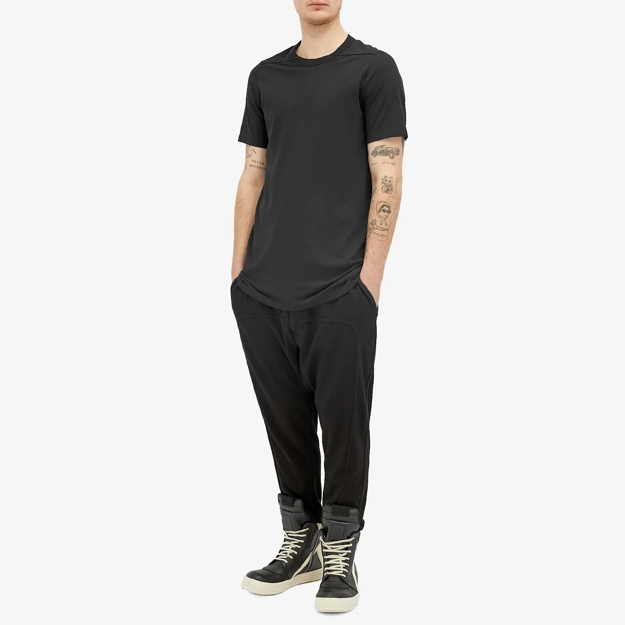 Rick Owens DRKSHDW Men's Prisoner Drawstring Pants Black