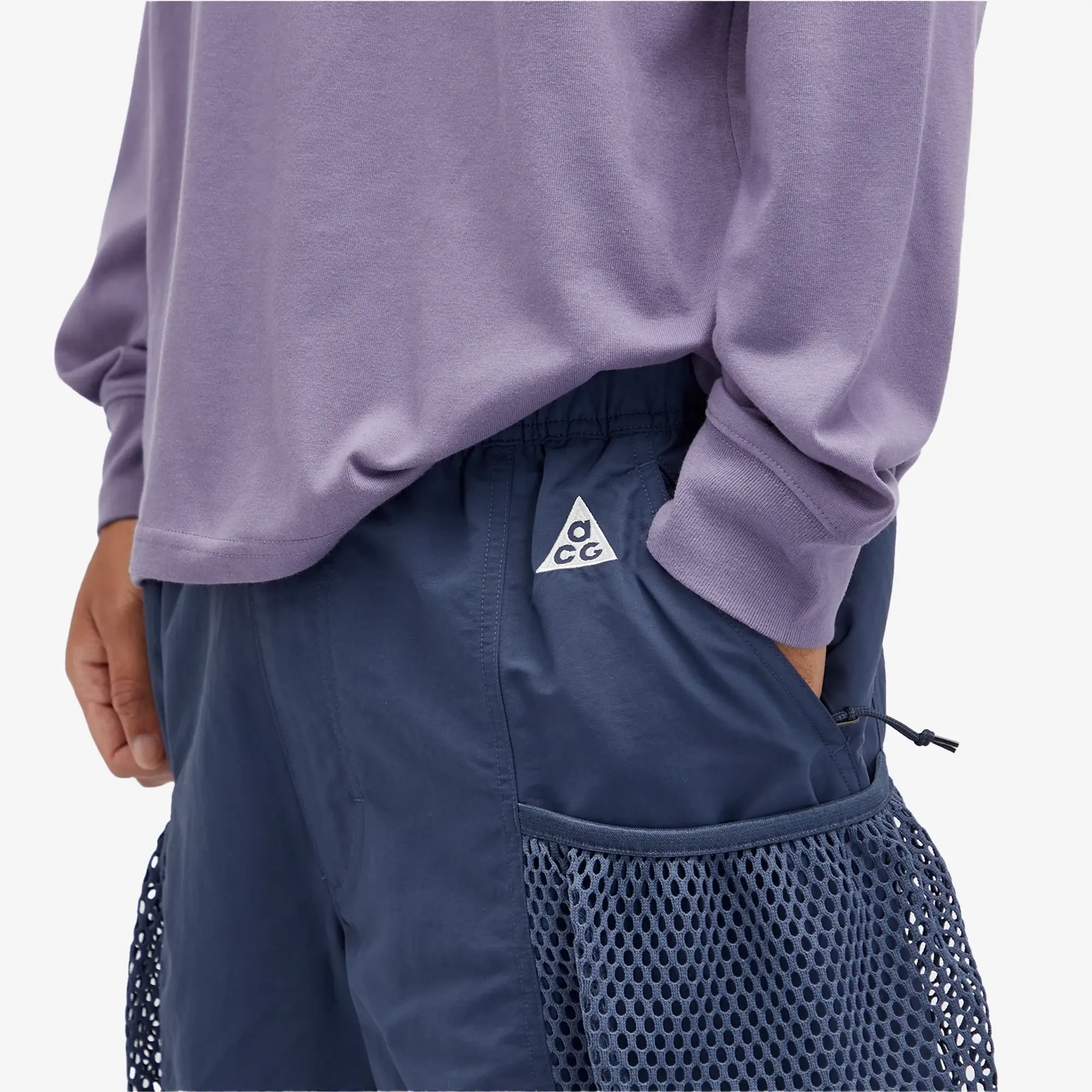 Nike Men's ACG Snowgrass Cargo Shorts Thunder Blue/Summit White