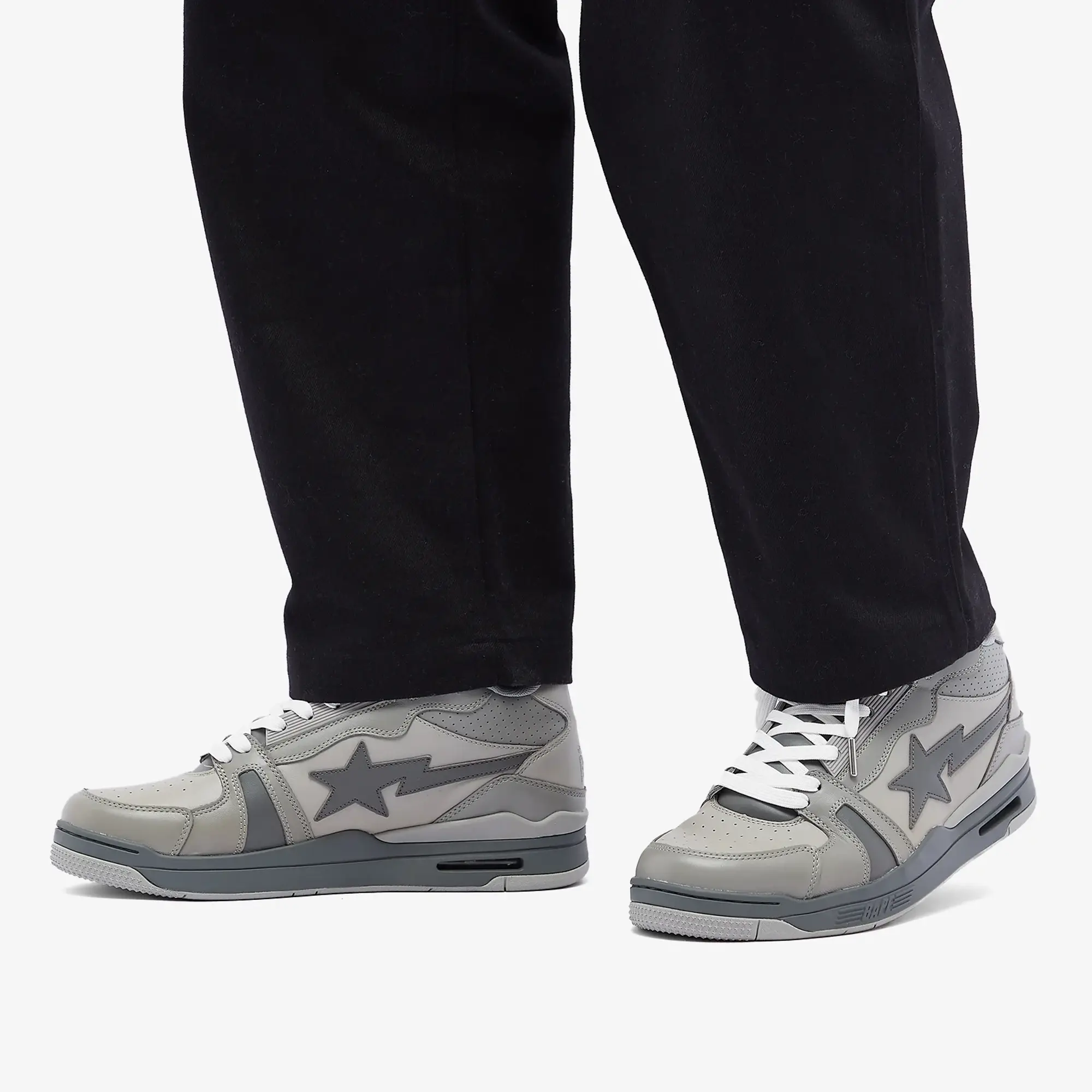 Sneakers A Bathing Ape Bape Clutch Sta 1 Gray Eur 43