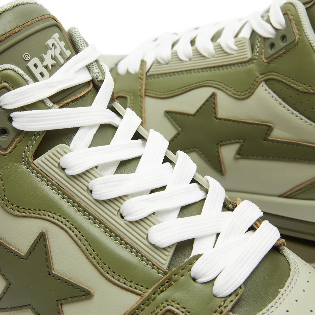 Sneakers A Bathing Ape Bape Clutch Sta 1 Olive Drab Eur 44