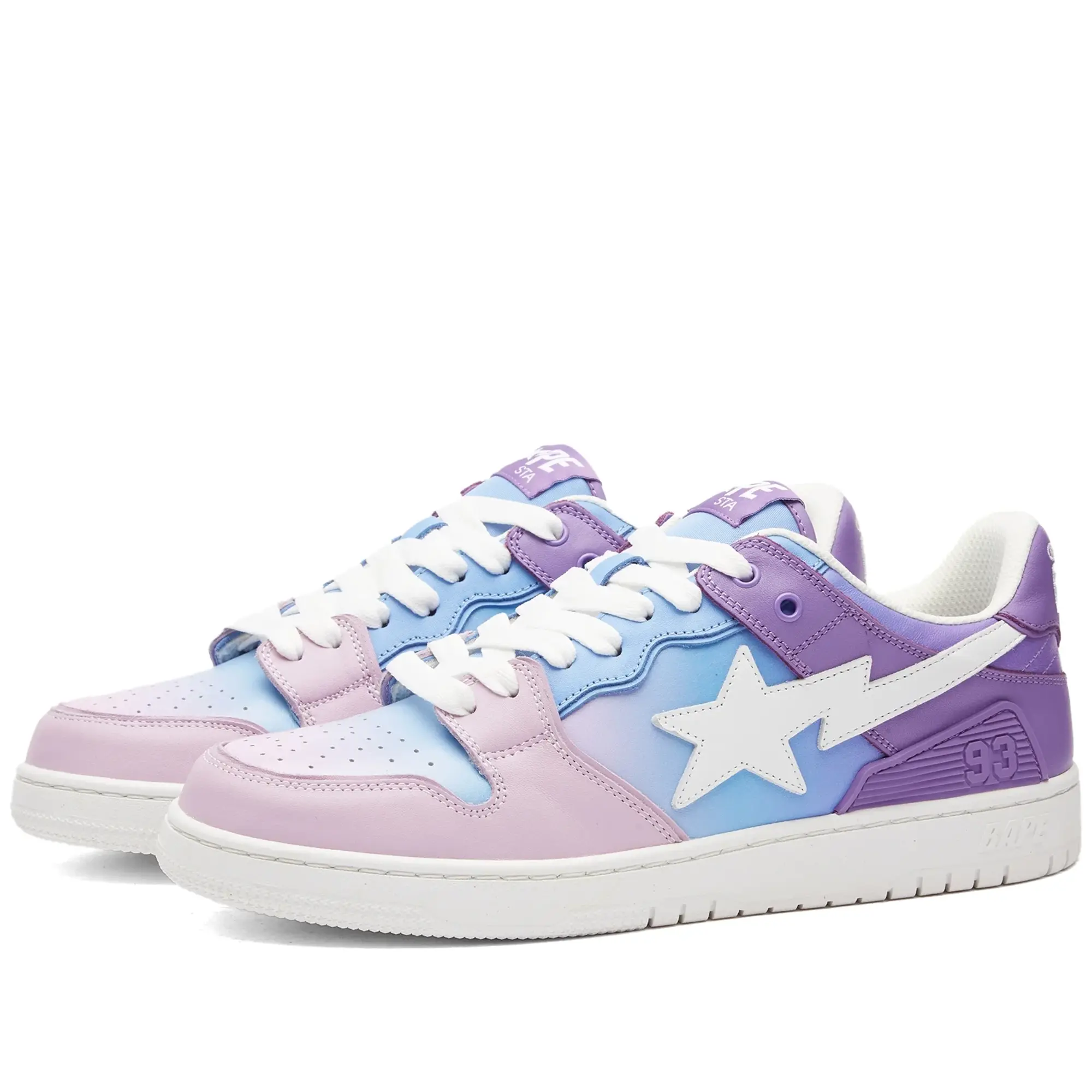 Sneakers A Bathing Ape Bape Sk8 Sta 1 Purple Eur 42