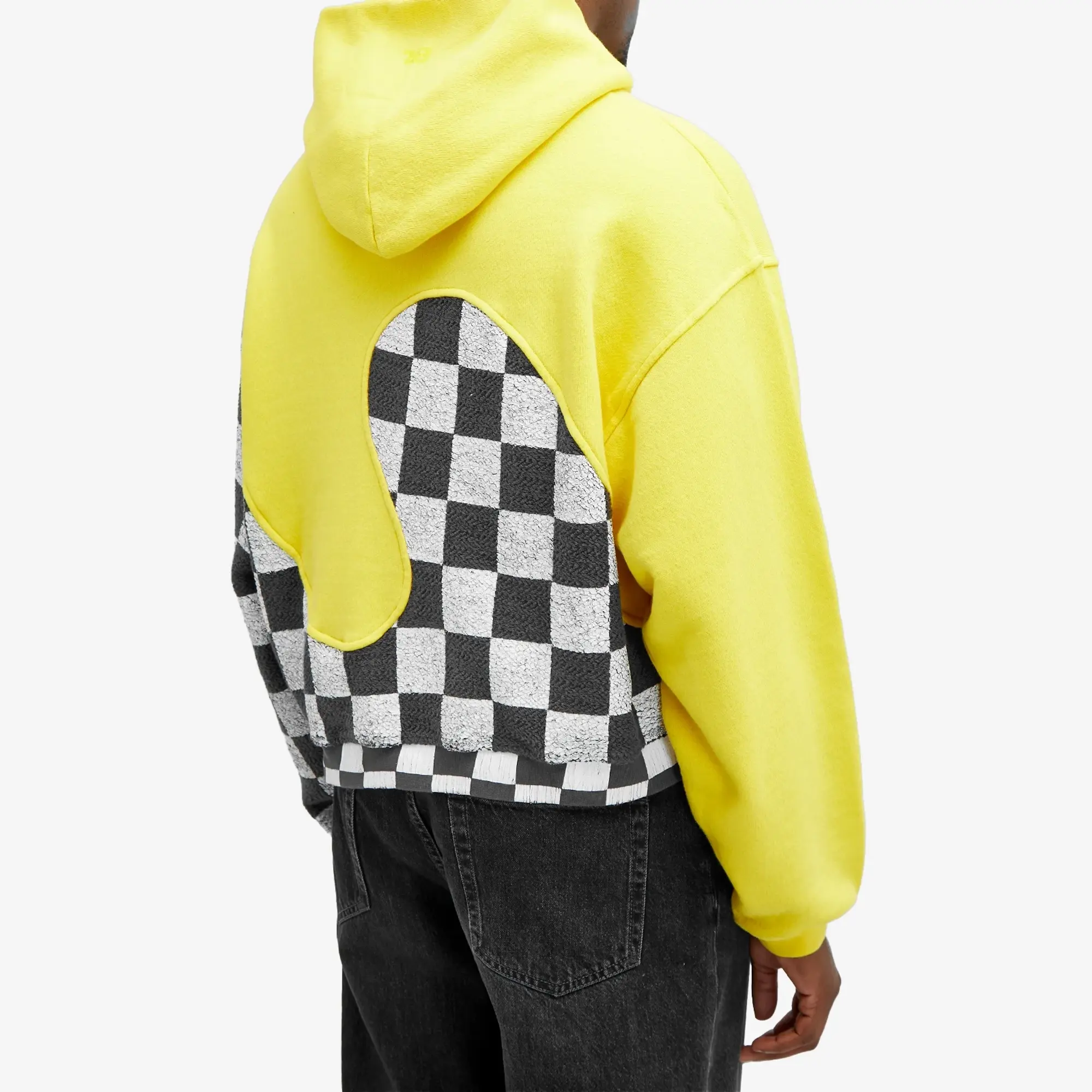 Black and yellow mens hoodie best sale