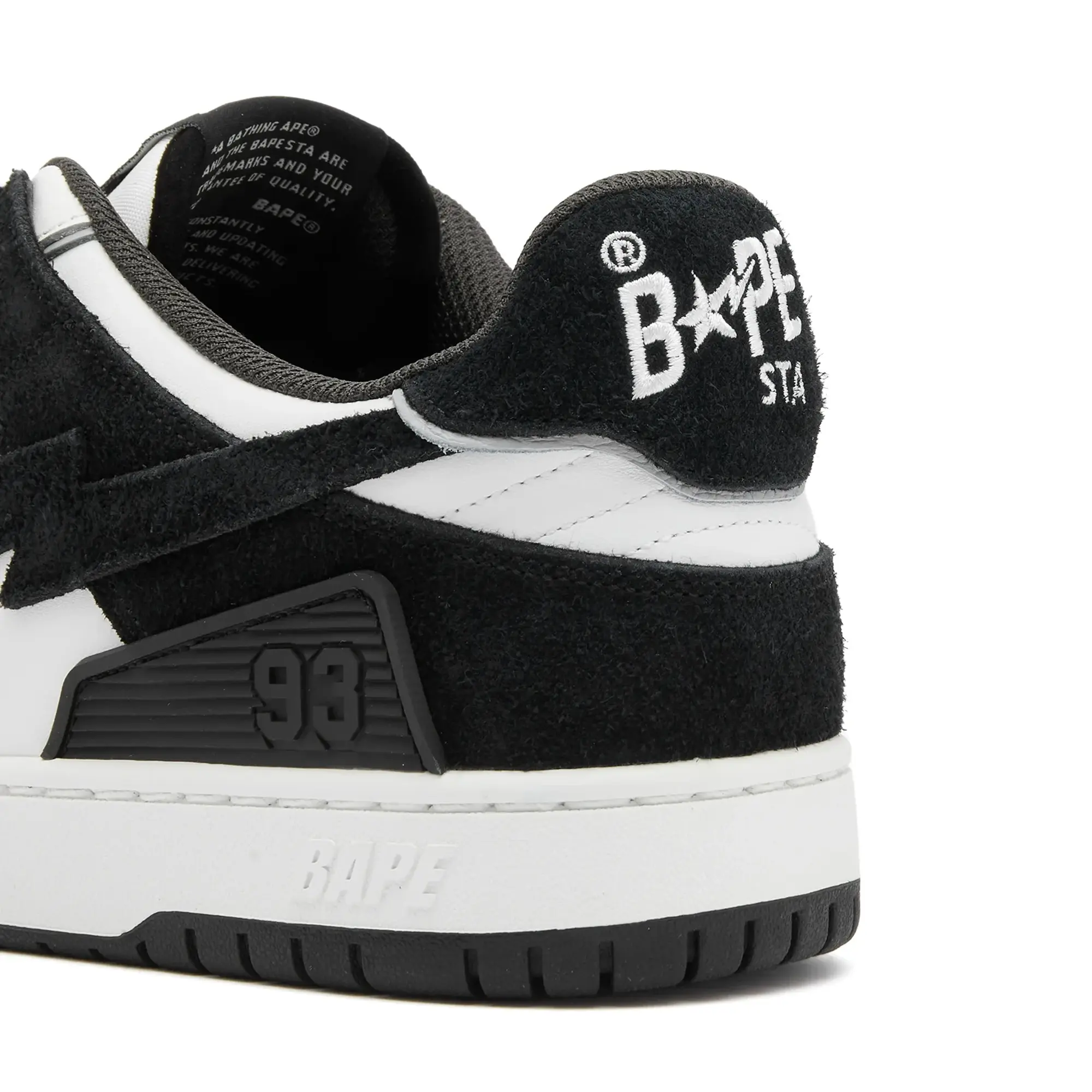 A Bathing Ape Men's Bape Sk8 Sta #3 Sneaker Black