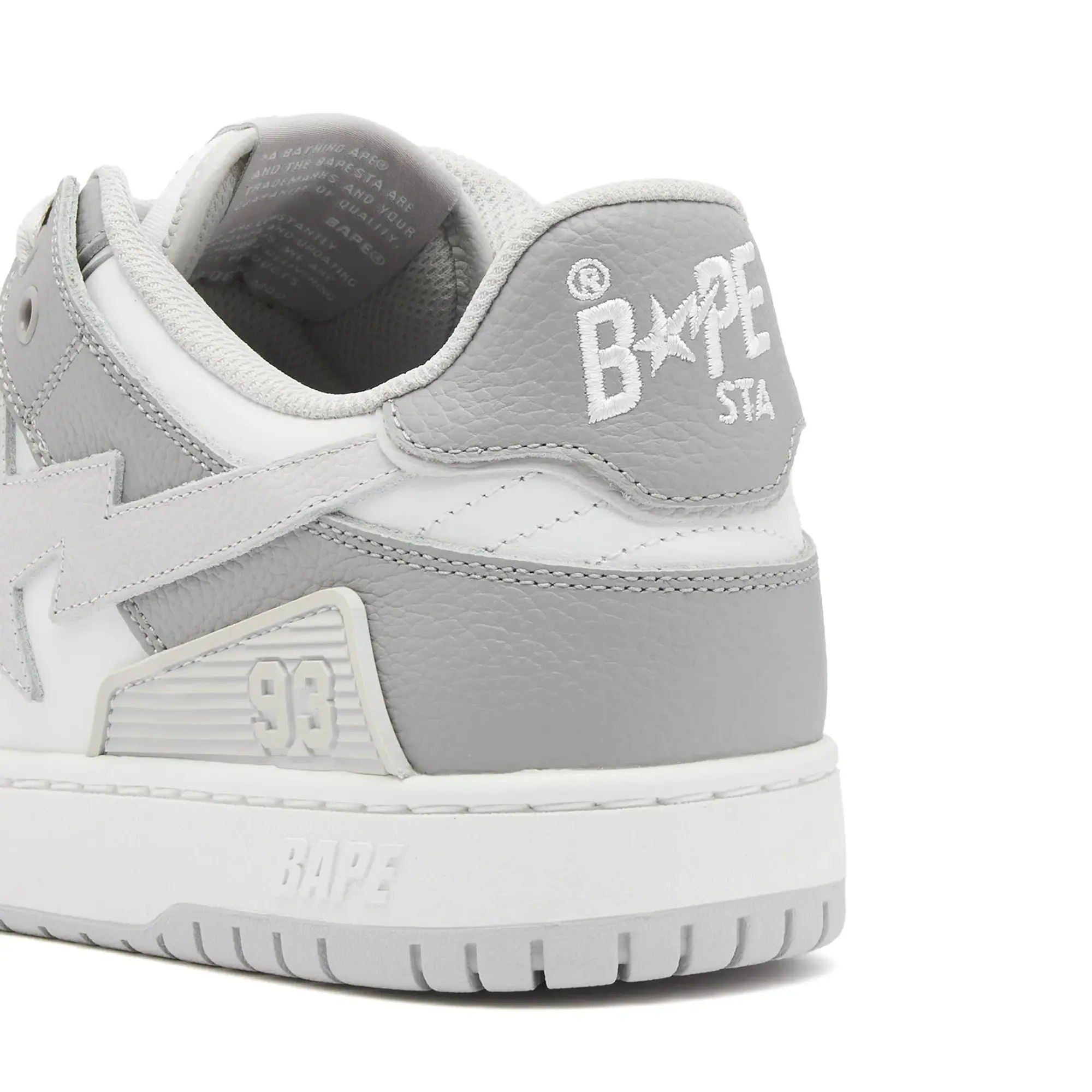 A Bathing Ape Men's Bape Sk8 Sta #5 Sneaker White
