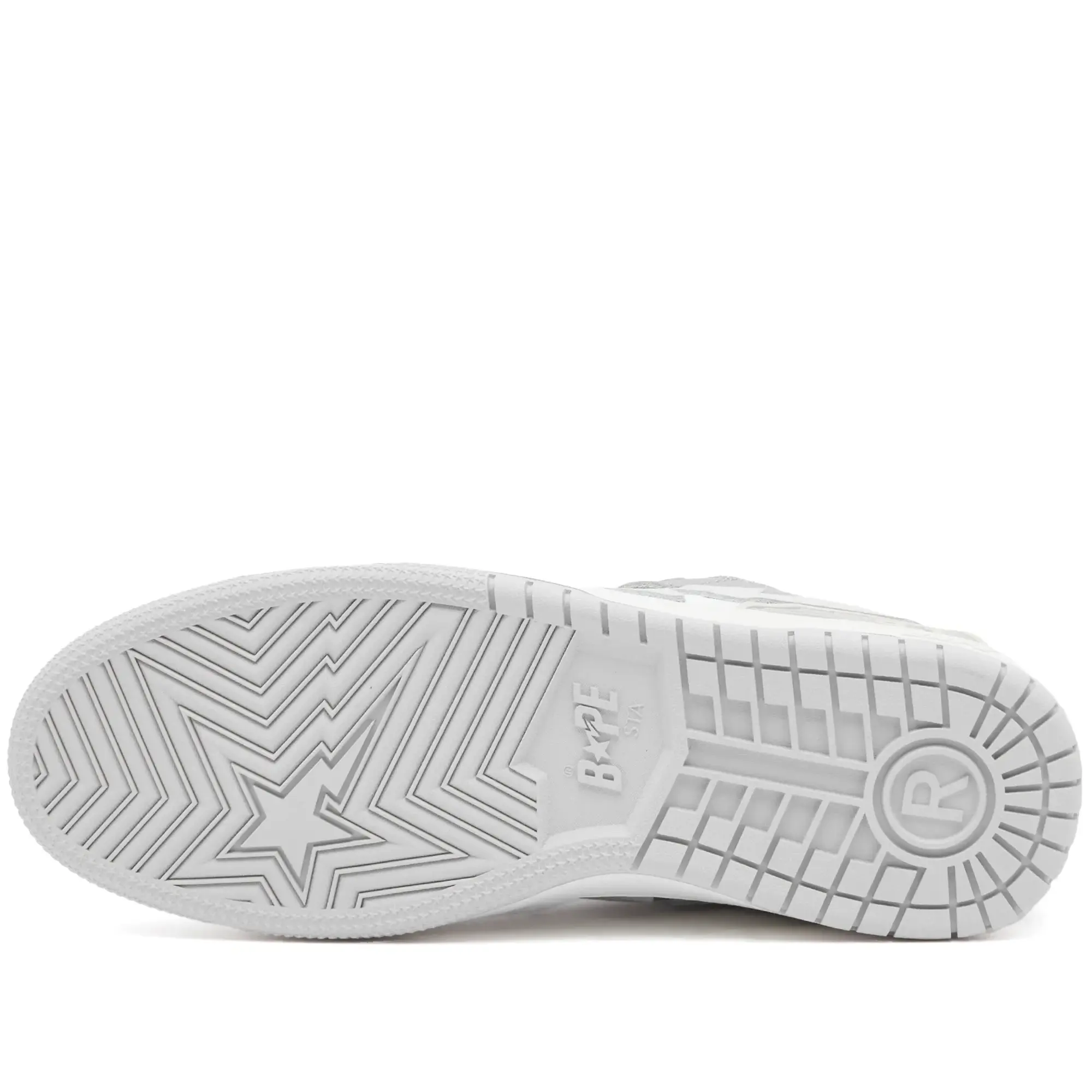 A Bathing Ape Men's Bape Sk8 Sta #5 Sneaker White