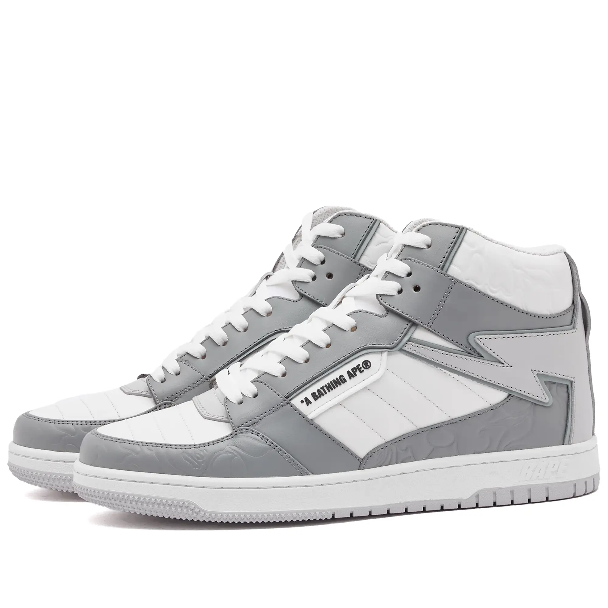 A Bathing Ape Men's Bape Sta 88 #1 Mid Sneaker White