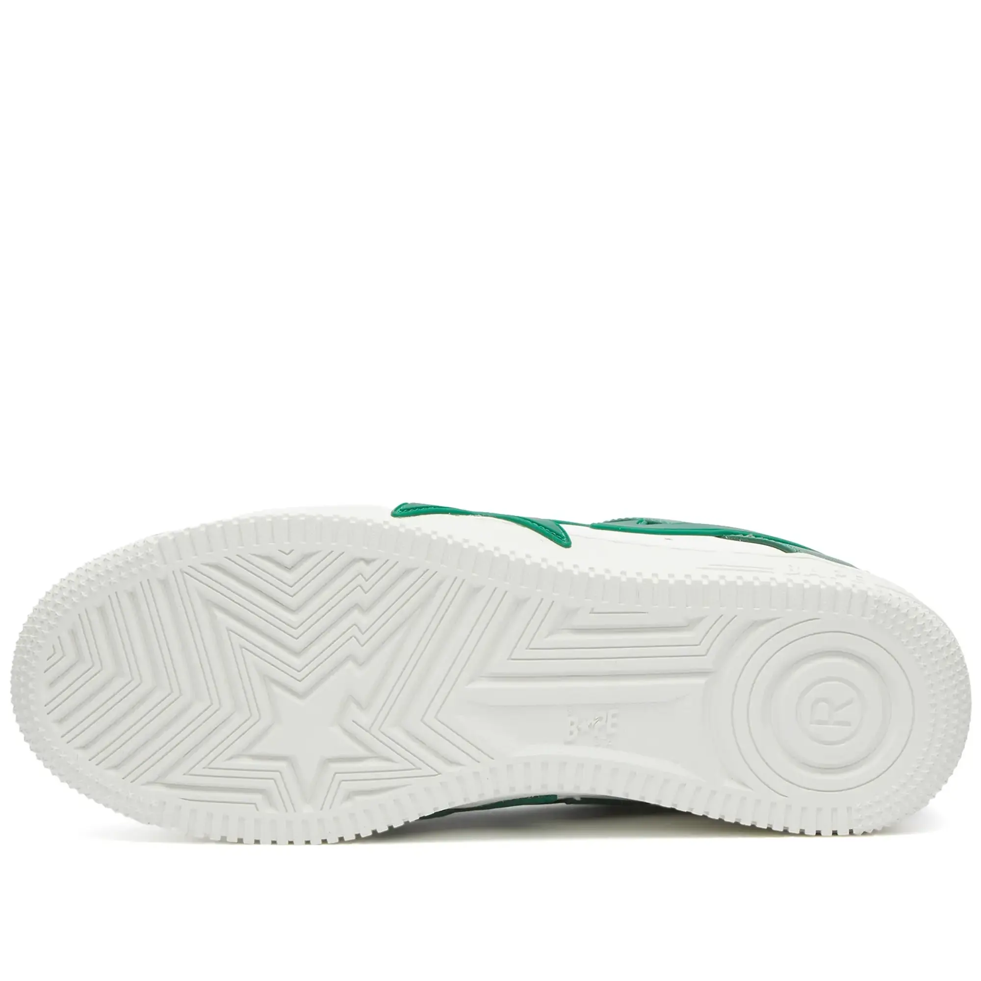 A Bathing Ape Men's BAPE Sta Enlarged Sneaker Green