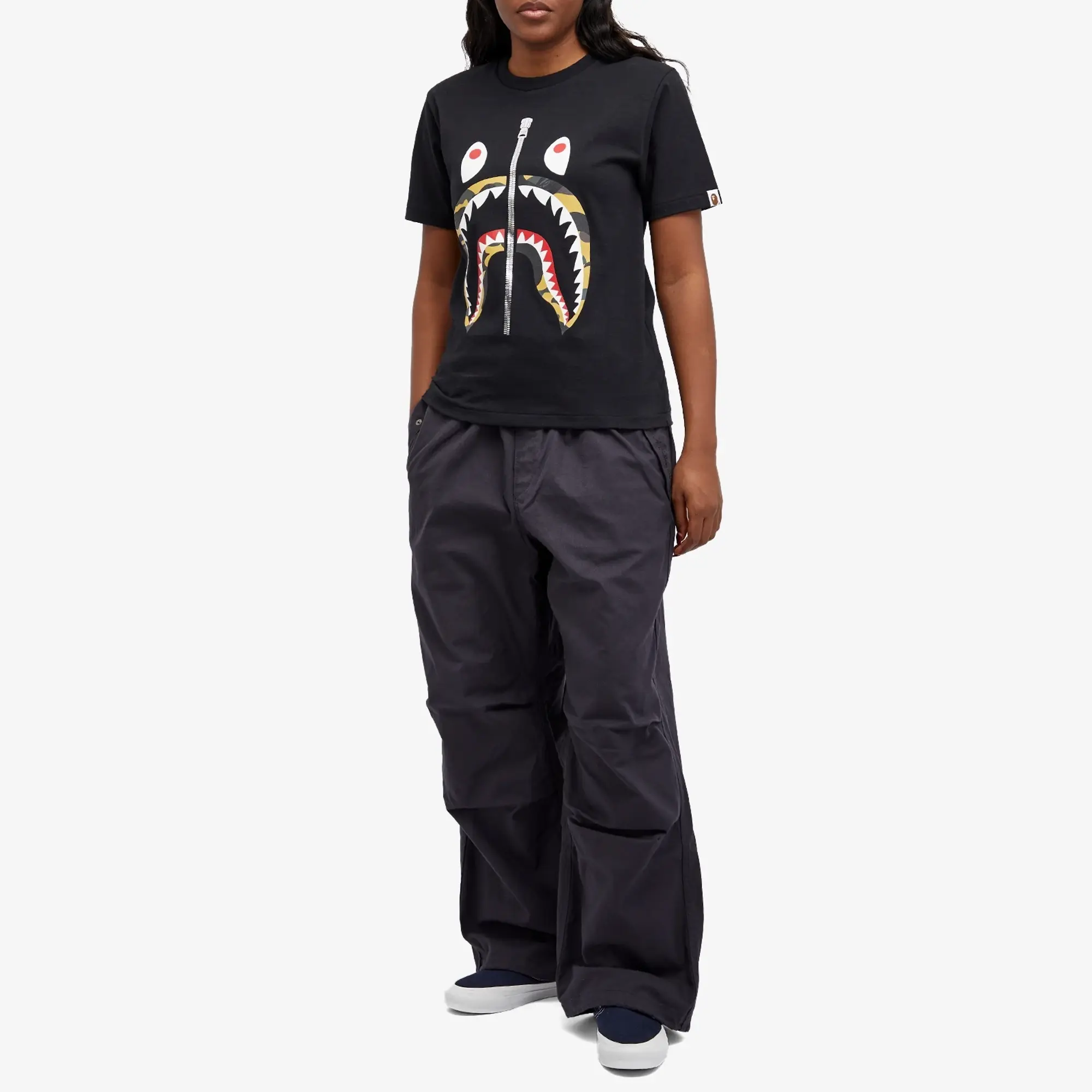 A Bathing Ape Women's Ape Army Pants Navy