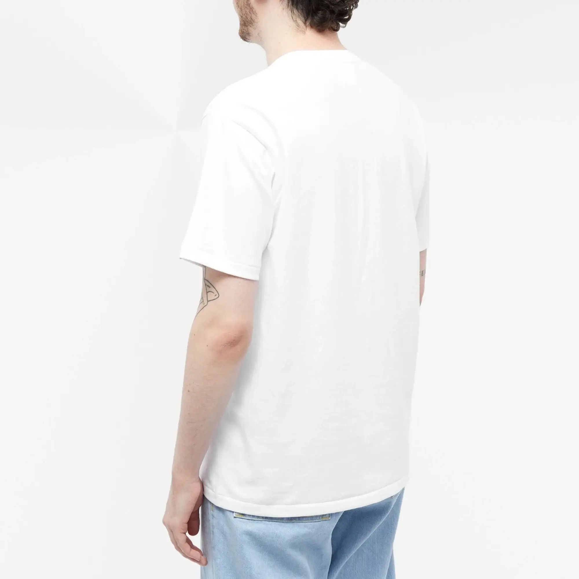 A Bathing Ape Men's Colour Camo College T-Shirt White/Red