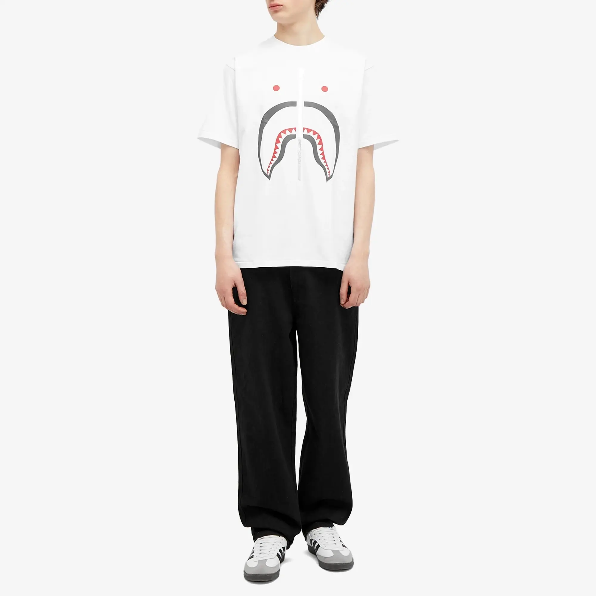 A Bathing Ape Men's Shark T-Shirt White