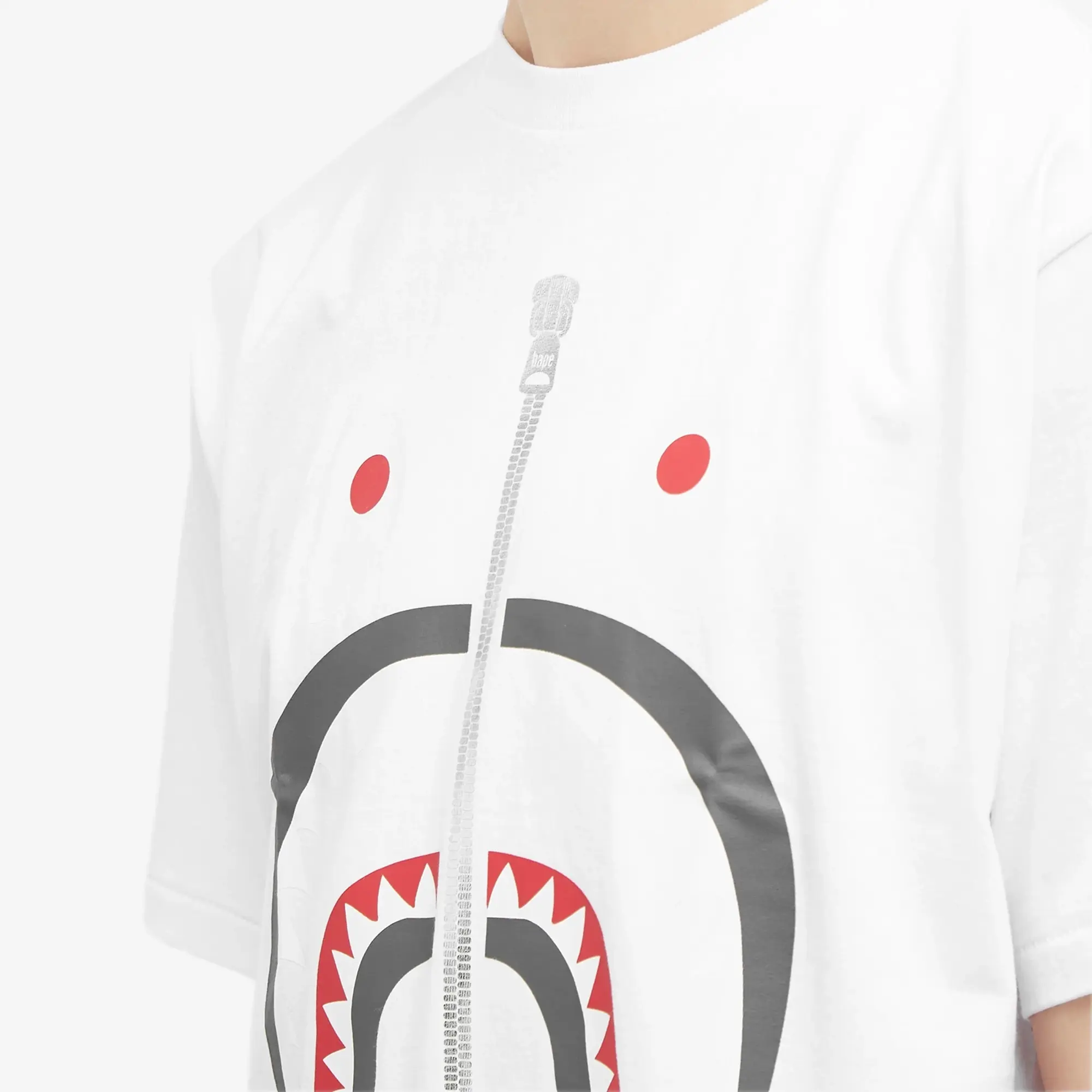 A Bathing Ape Men's Shark T-Shirt White